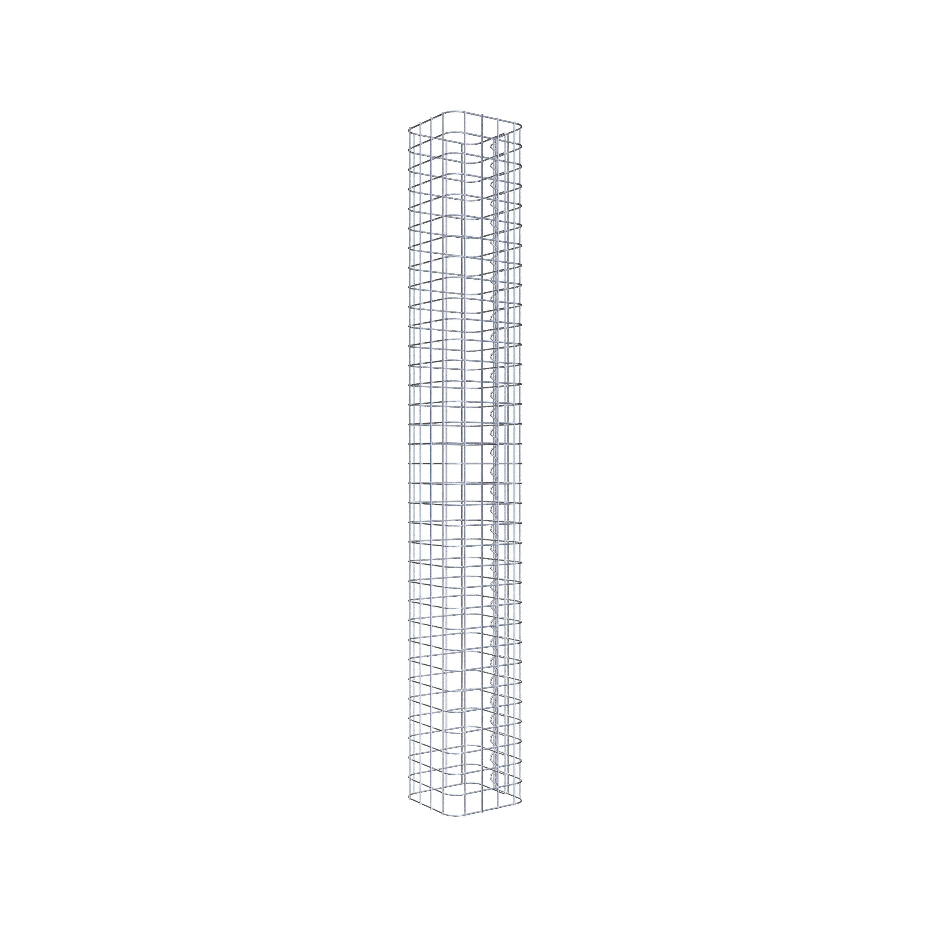 Colonne de gabion 22 x 22 cm MW 5 x 5 cm carré