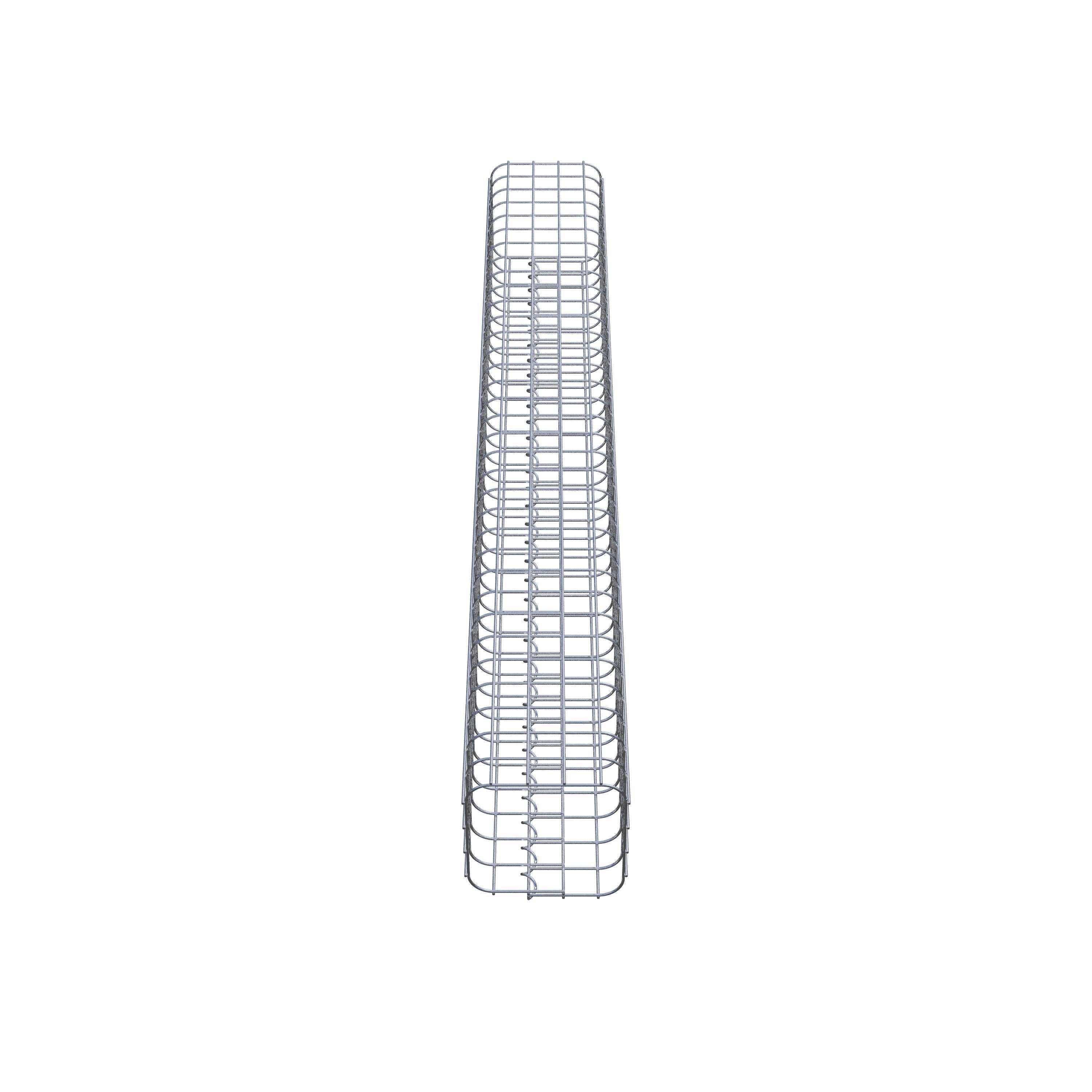 Colonne de gabion 22 x 22 cm MW 5 x 5 cm carré