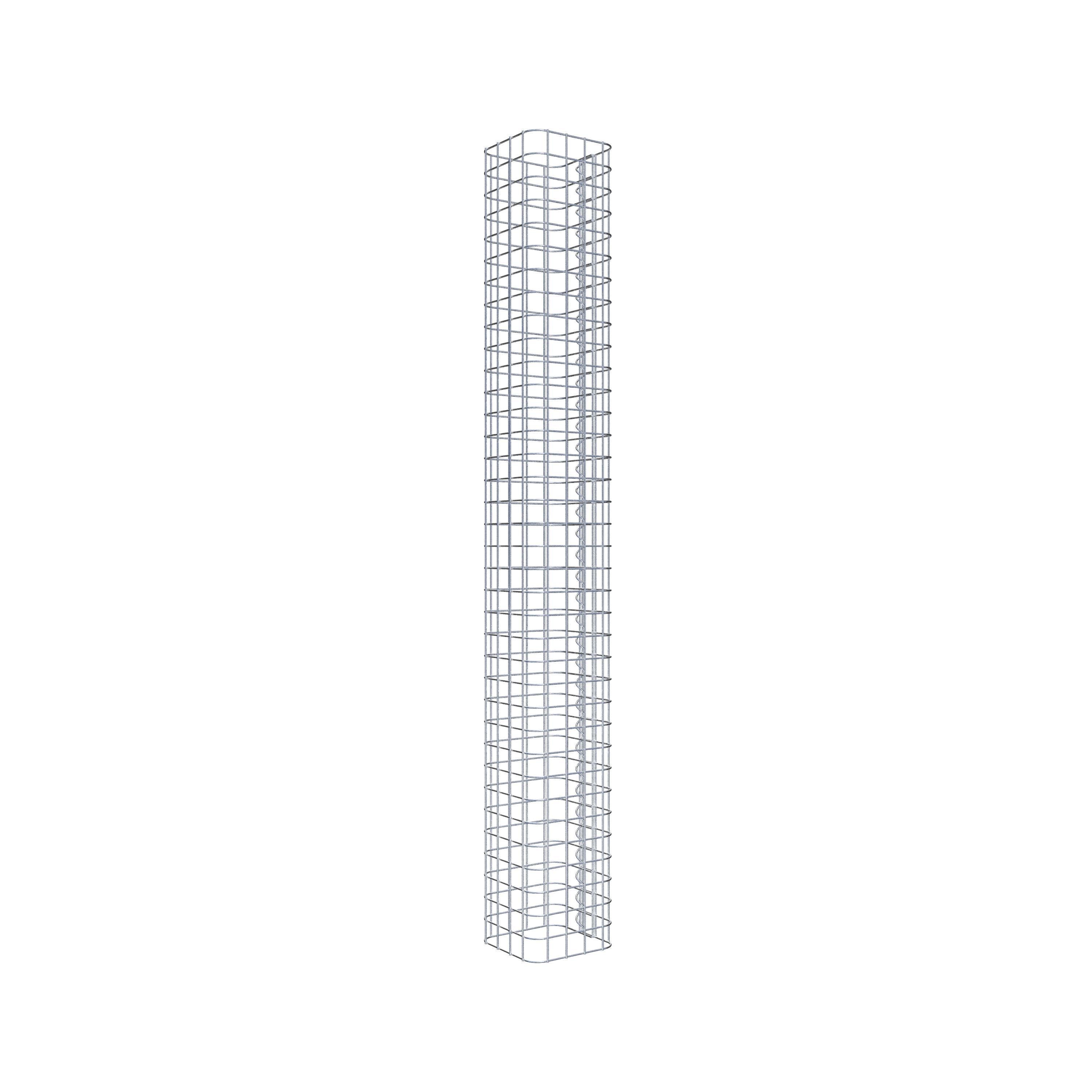 Colonne de gabion 22 x 22 cm MW 5 x 5 cm carré