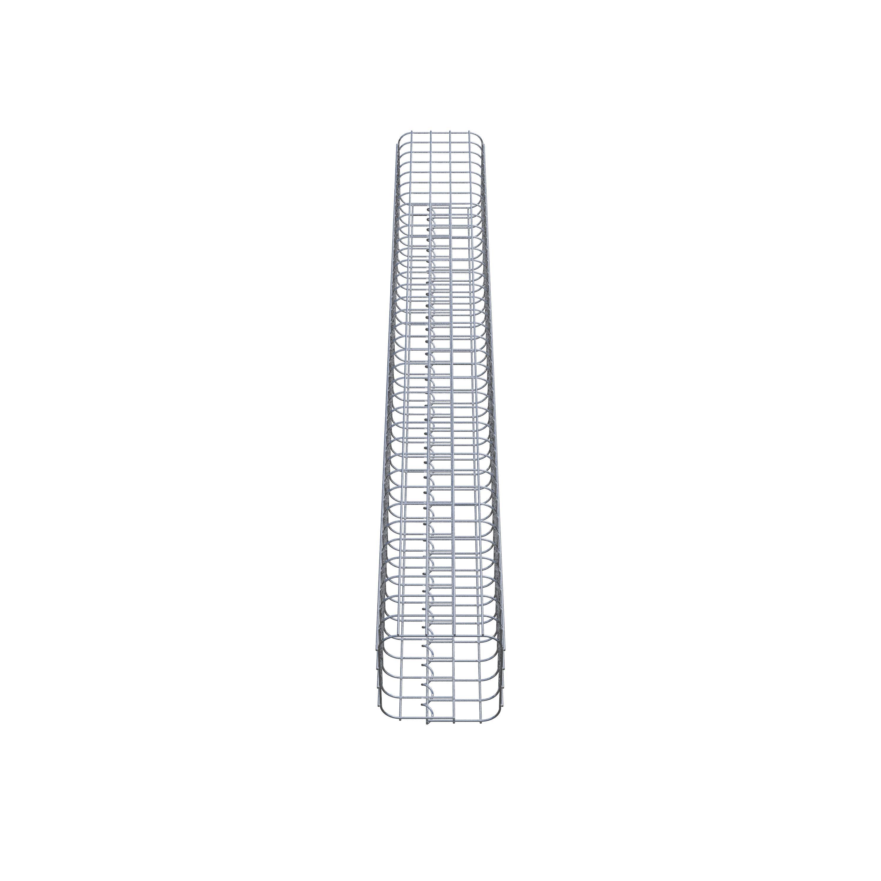 Colonne de gabion 22 x 22 cm MW 5 x 5 cm carré