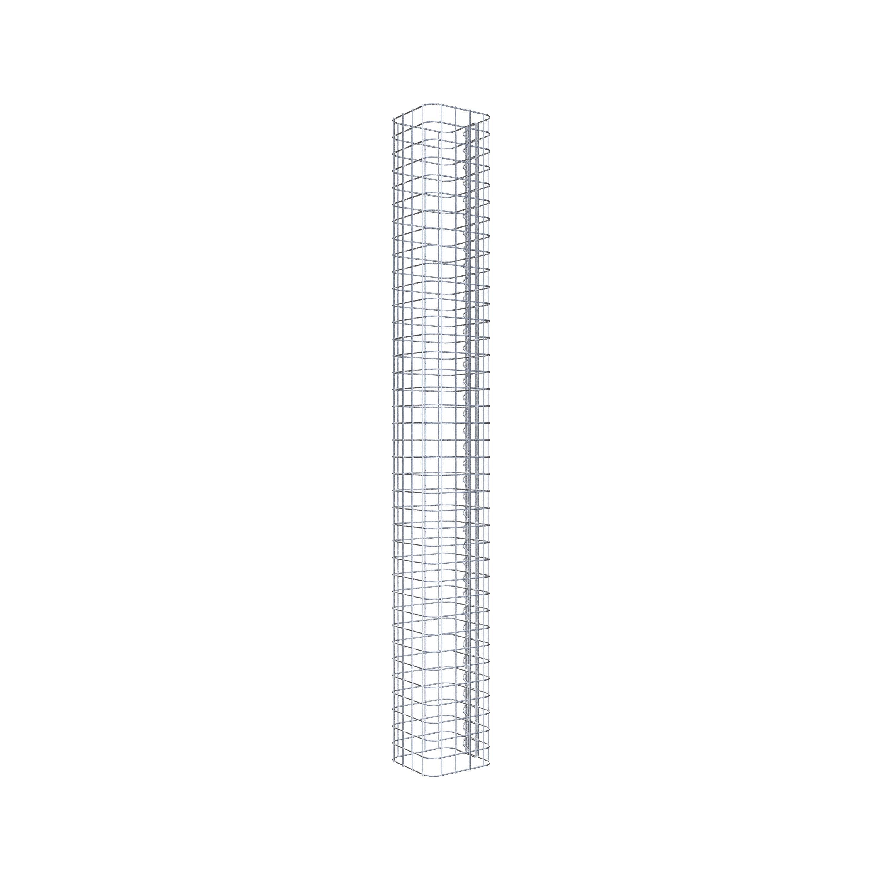 Colonne de gabion 22 x 22 cm MW 5 x 5 cm carré