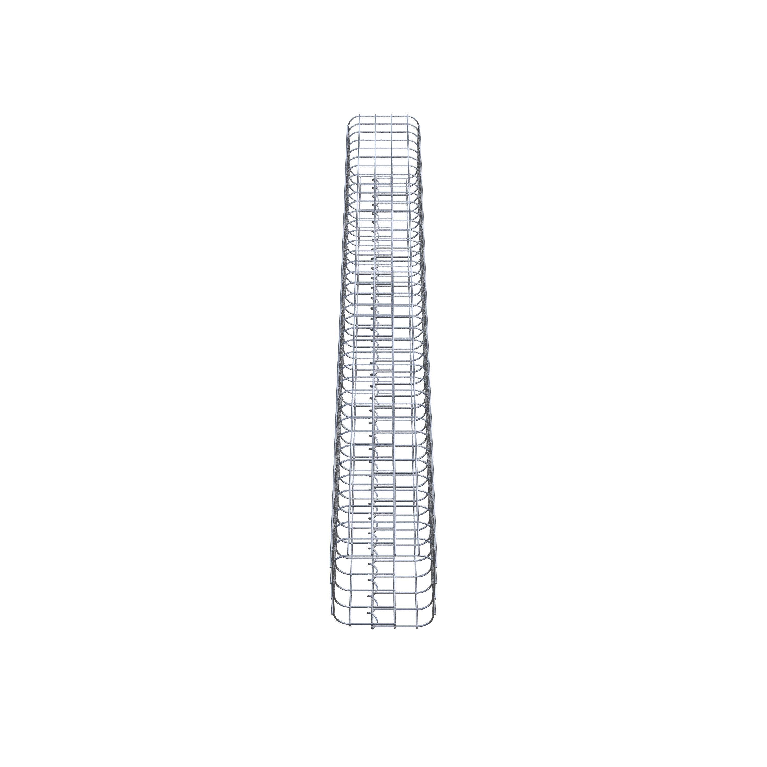 Colonne de gabion 22 x 22 cm MW 5 x 5 cm carré