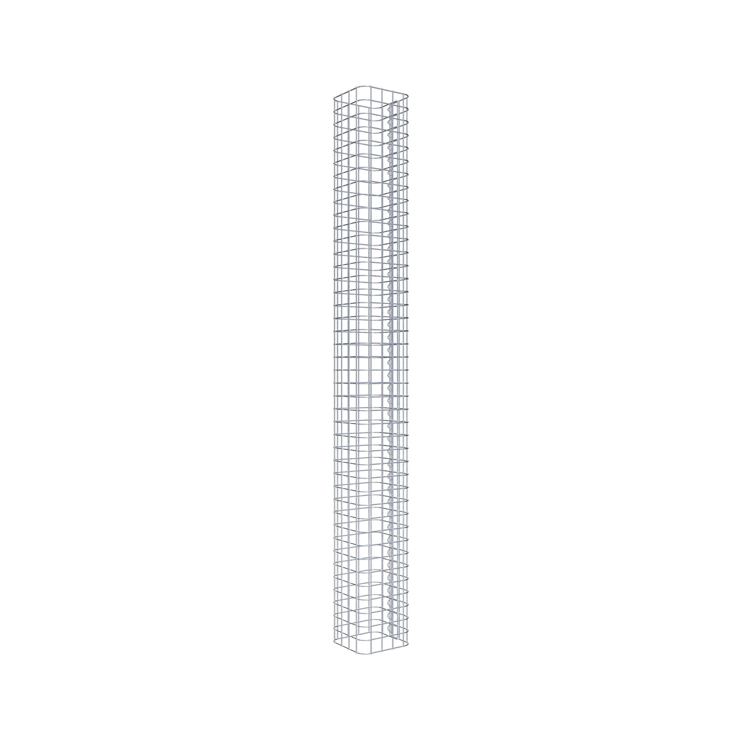Colonne de gabion 22 x 22 cm MW 5 x 5 cm carré