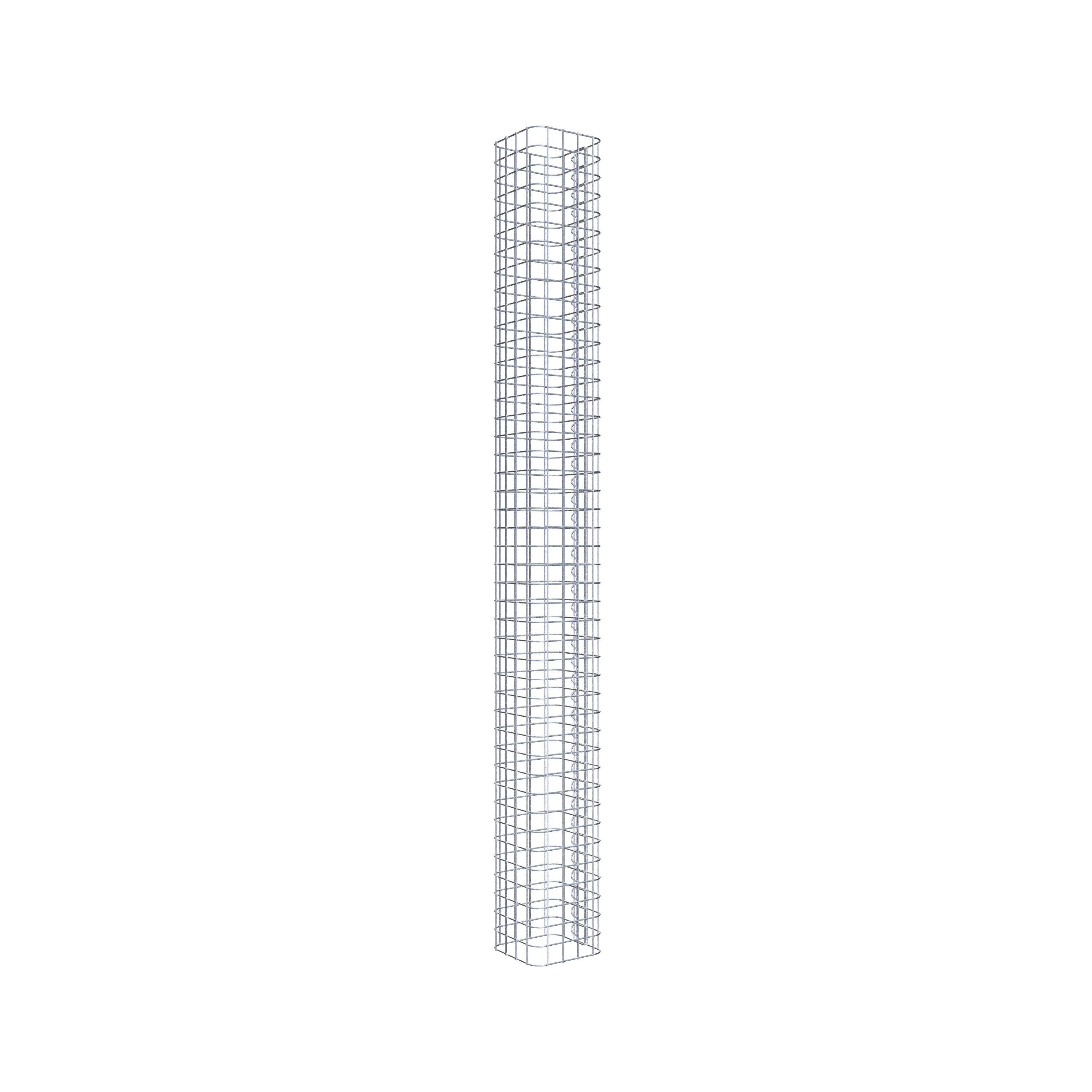 Colonne de gabion 22 x 22 cm MW 5 x 5 cm carré