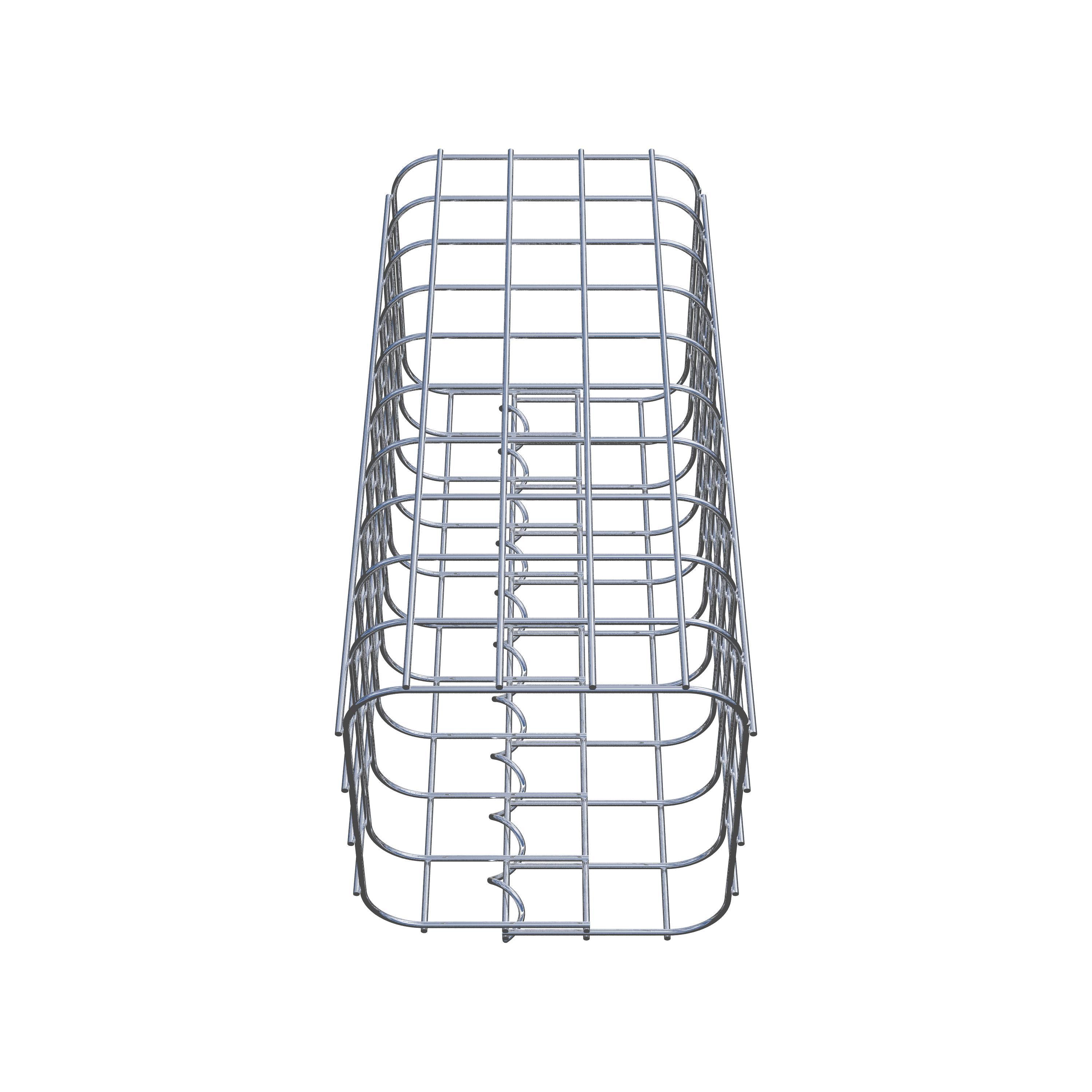 Colonne de gabion 22 x 22 cm MW 5 x 5 cm carré