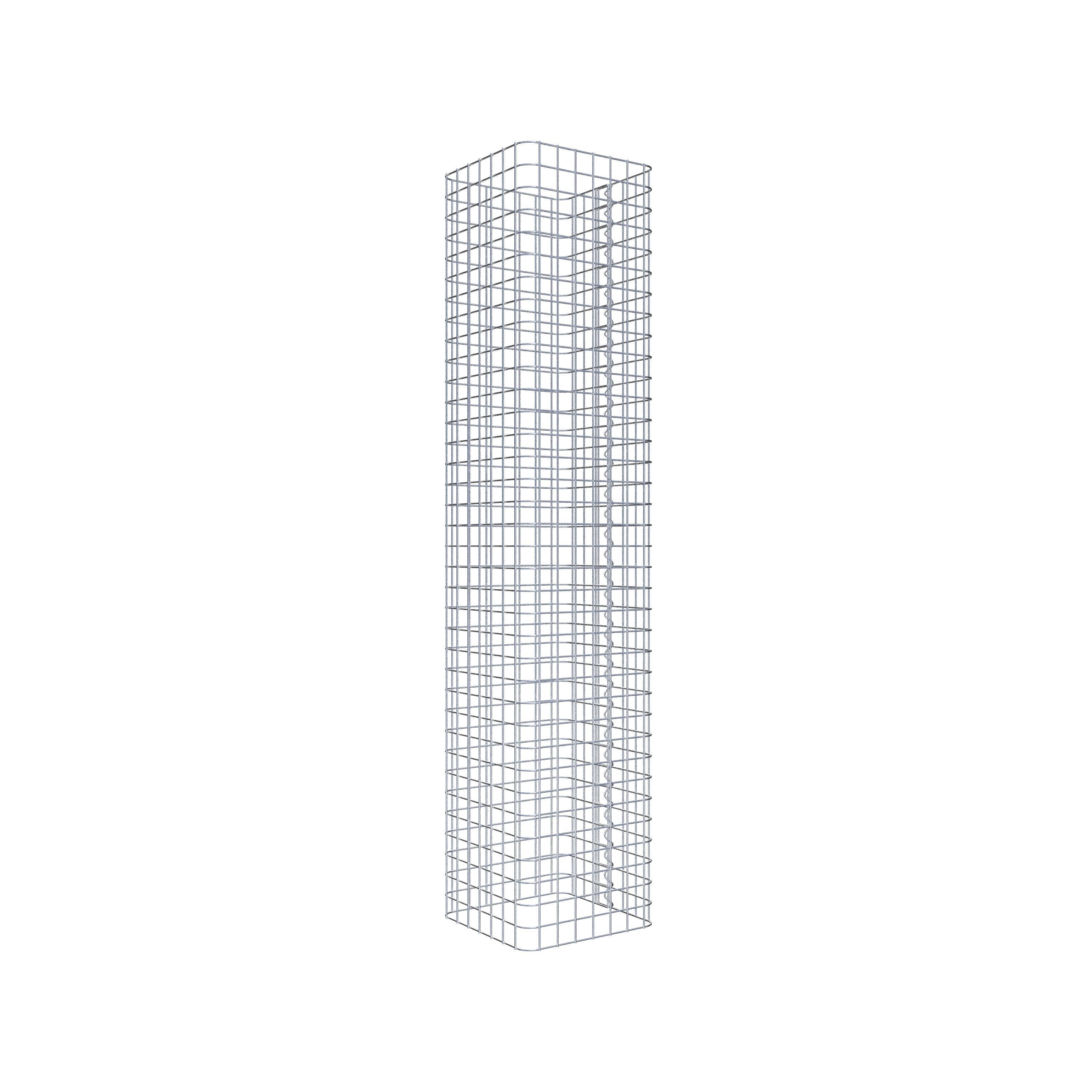 Colonna di gabbioni 37 x 37 cm MW 5 x 5 cm quadrato