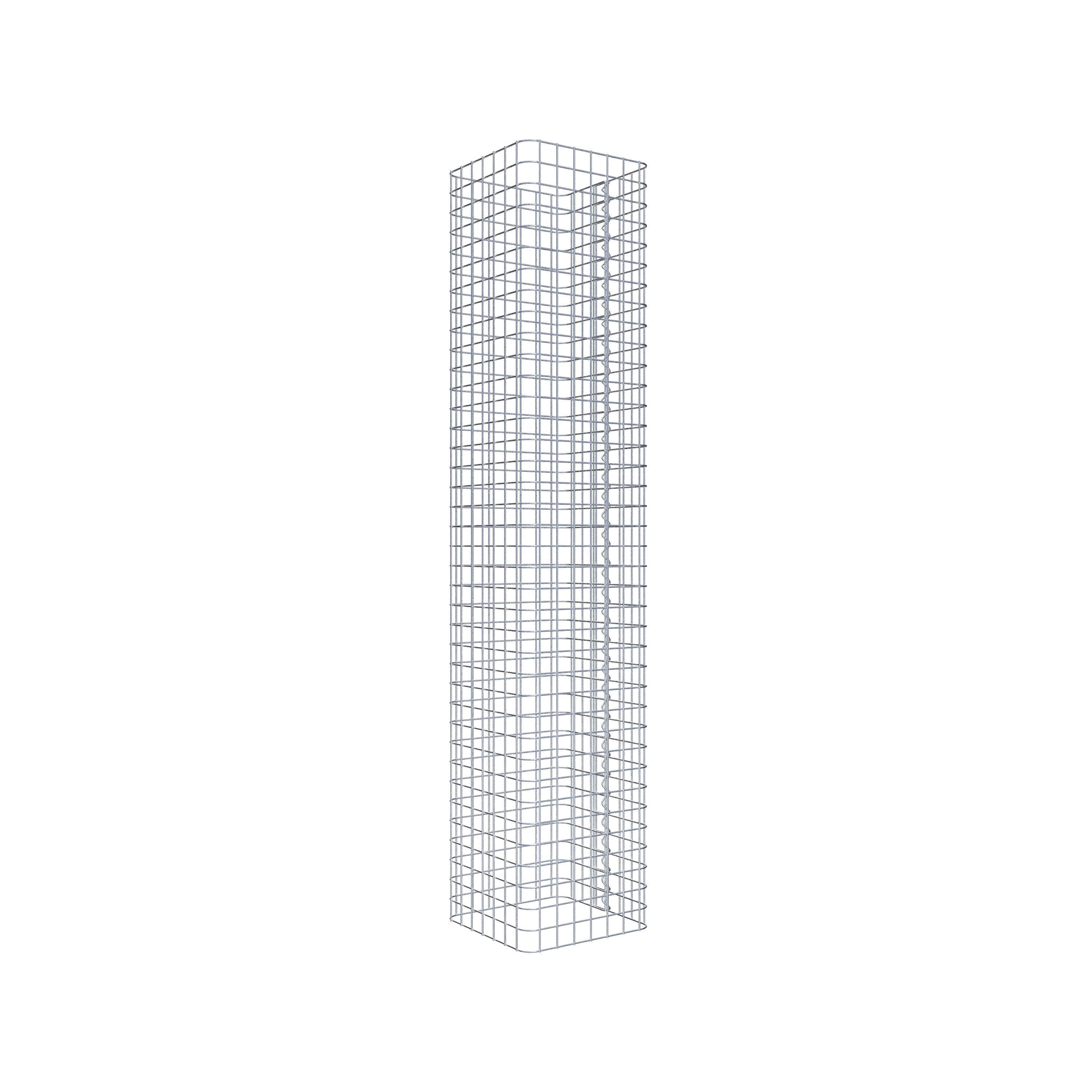 Colonna di gabbioni 37 x 37 cm MW 5 x 5 cm quadrato