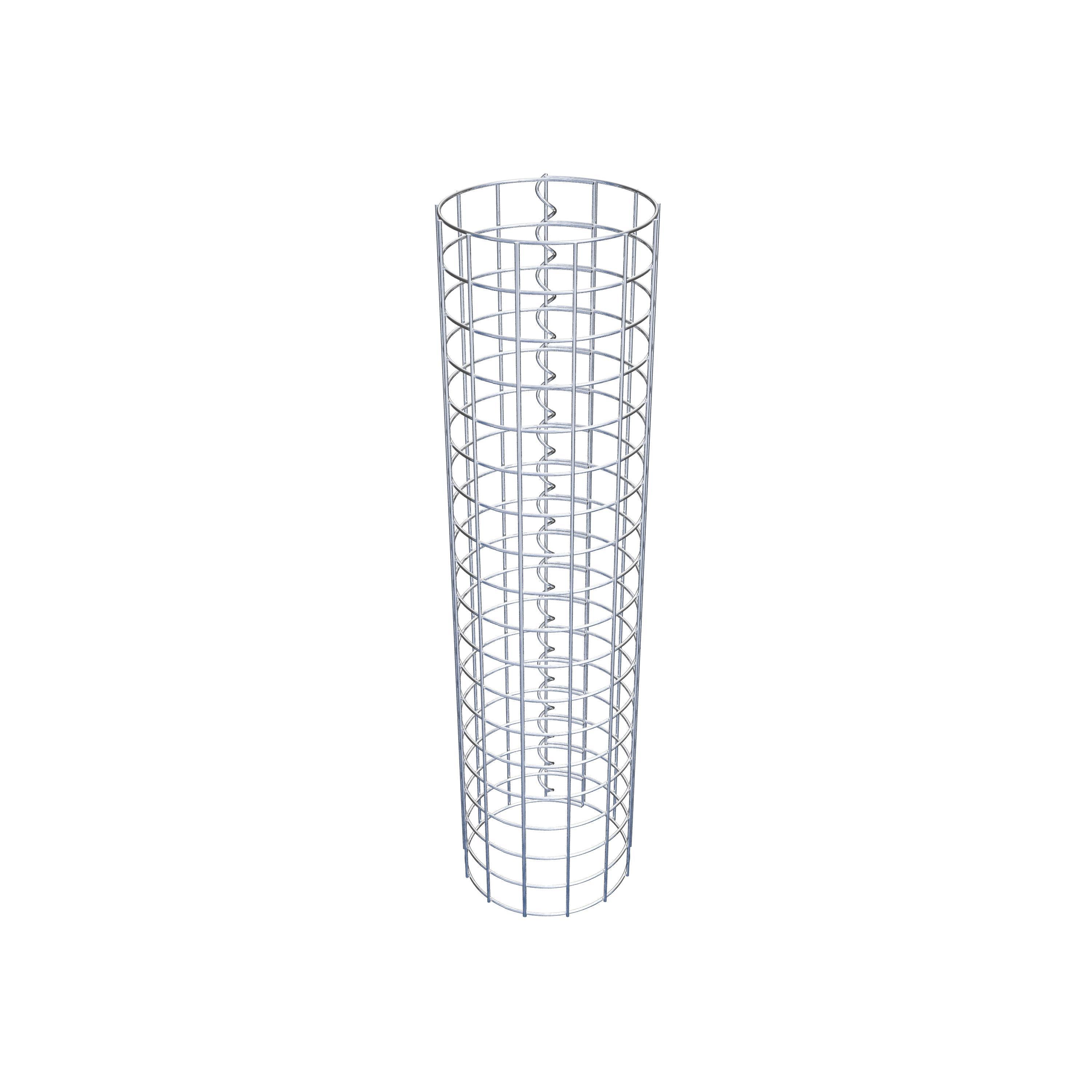 Gabionpelare diameter 22 cm MW 5 x 5 cm rund