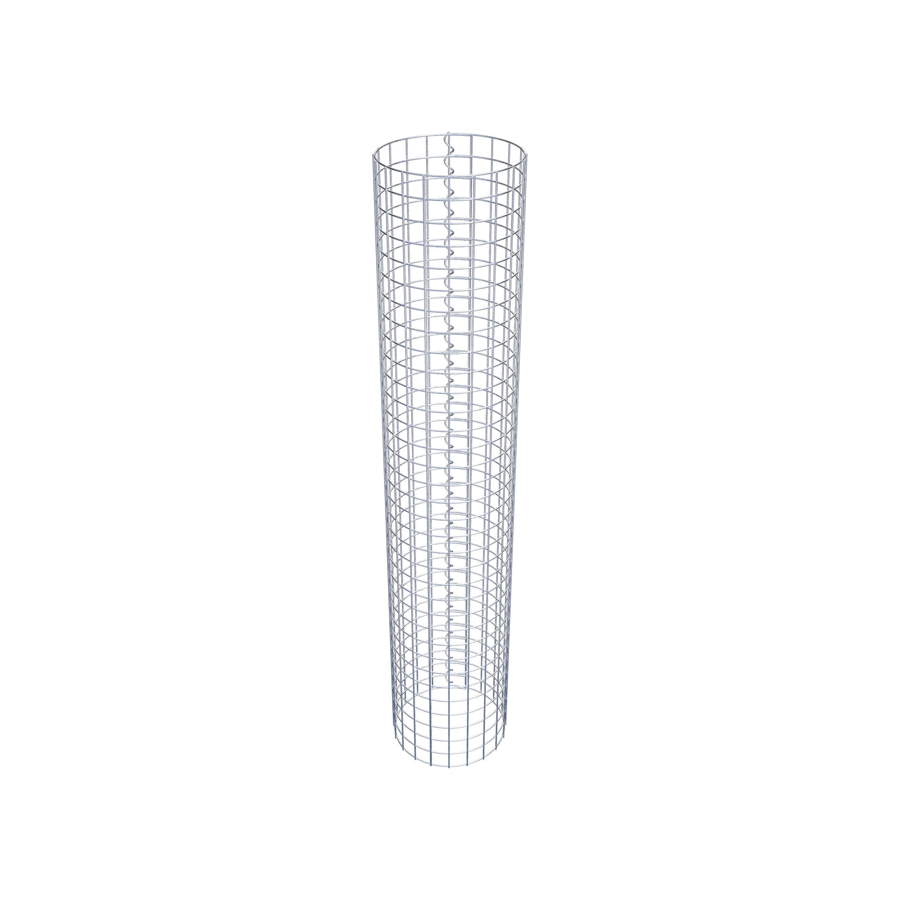 Gabionpelare diameter 32 cm MW 5 x 5 cm rund