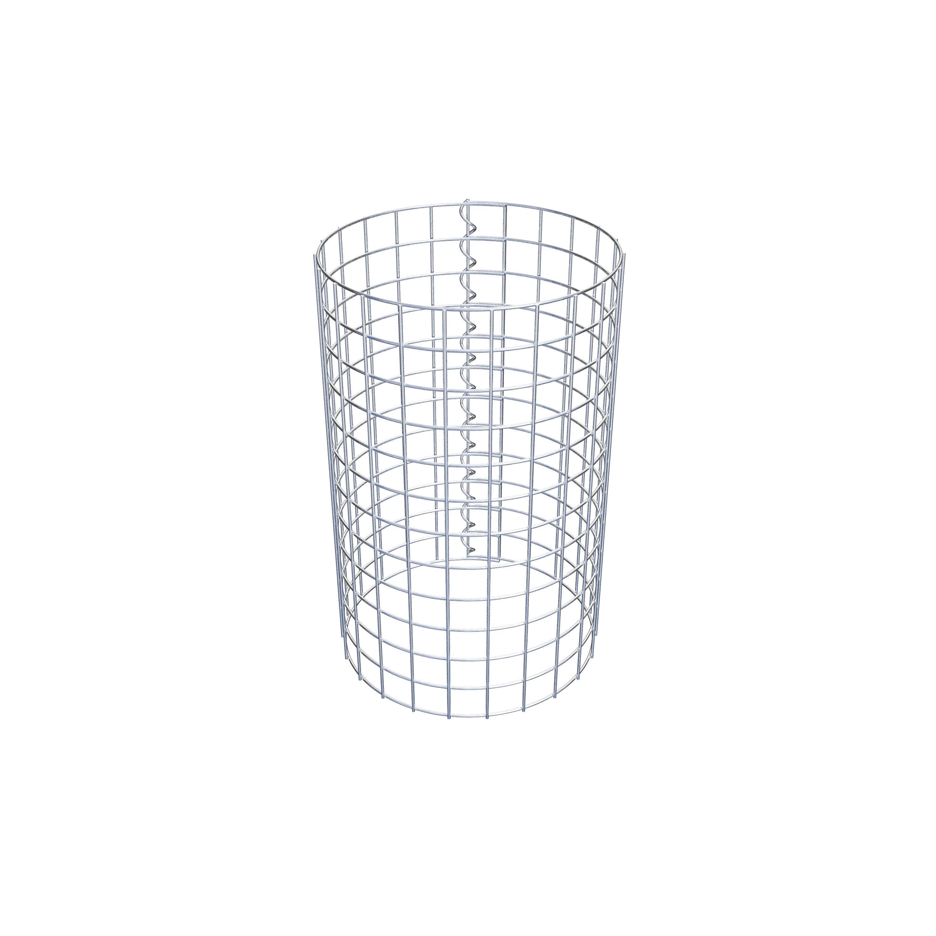 Gabionensäule Durchmesser 37 cm MW 5 x 5 cm rund