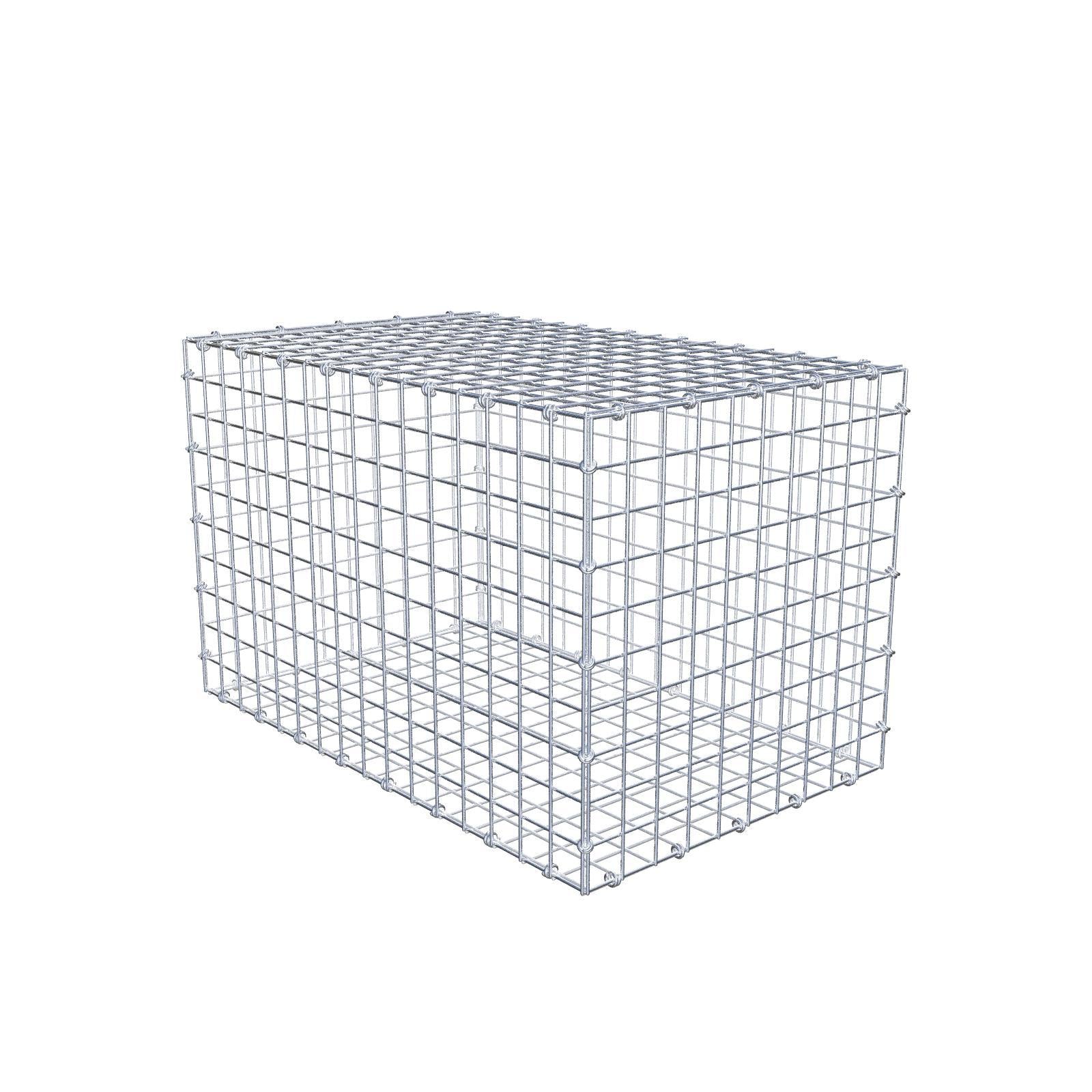 Gabion 80 cm x 50 cm x 50 cm (L x H x D), mesh size 5 x 5 cm, spiral ring