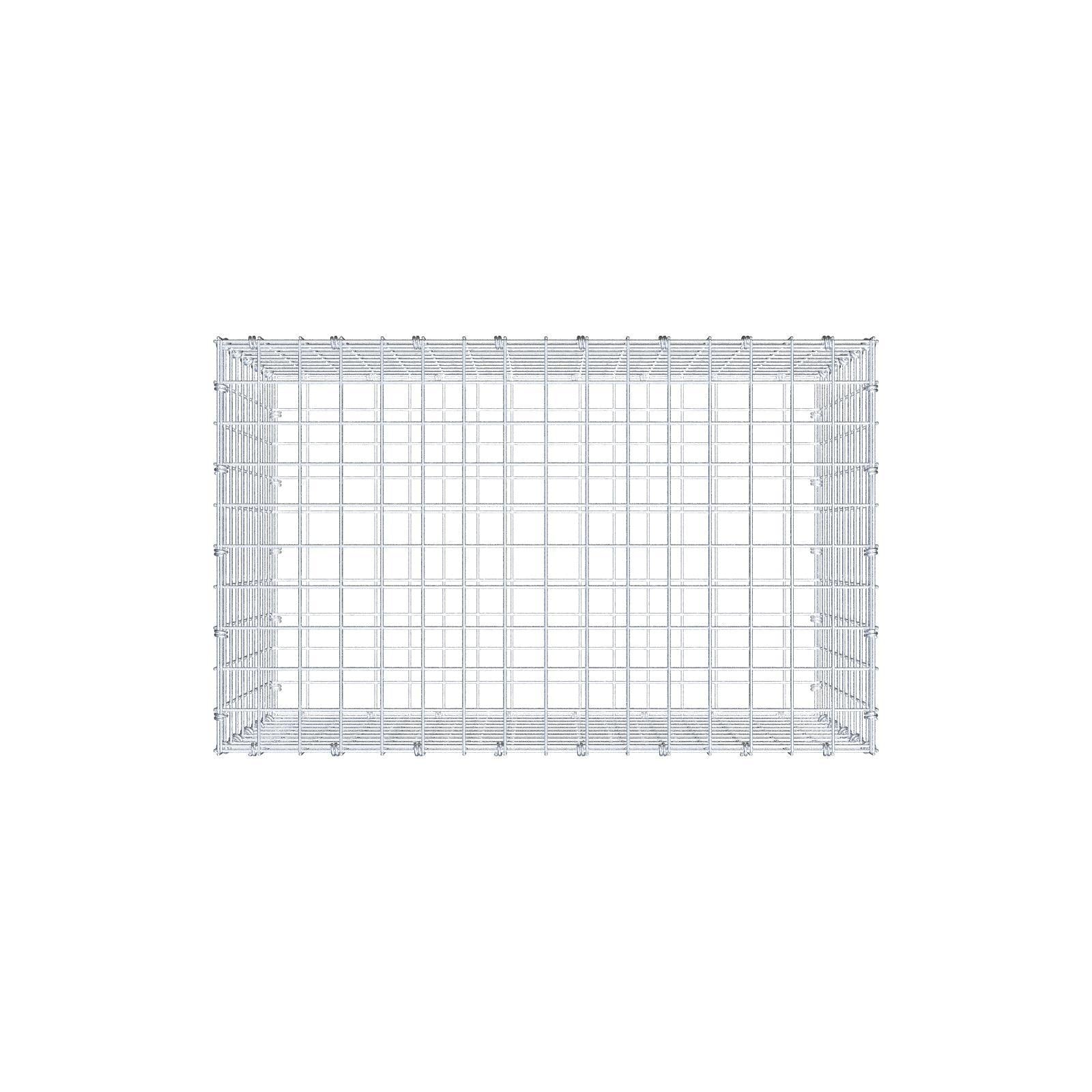 Gabion 80 cm x 50 cm x 50 cm (L x H x D), mesh size 5 x 5 cm, spiral ring