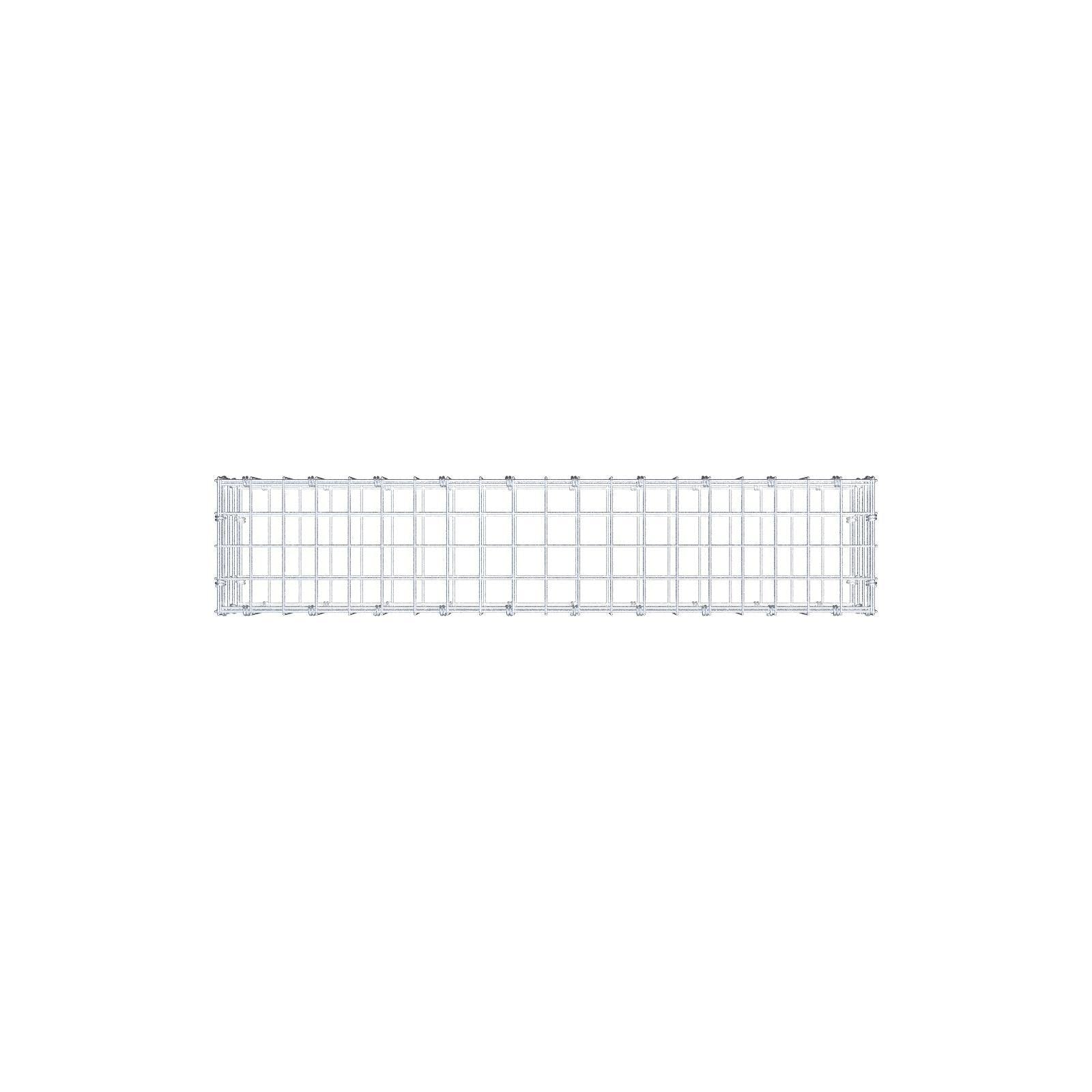 Gabion 100 cm x 20 cm x 20 cm (L x H x D), mesh size 5 x 5 cm, spiral ring