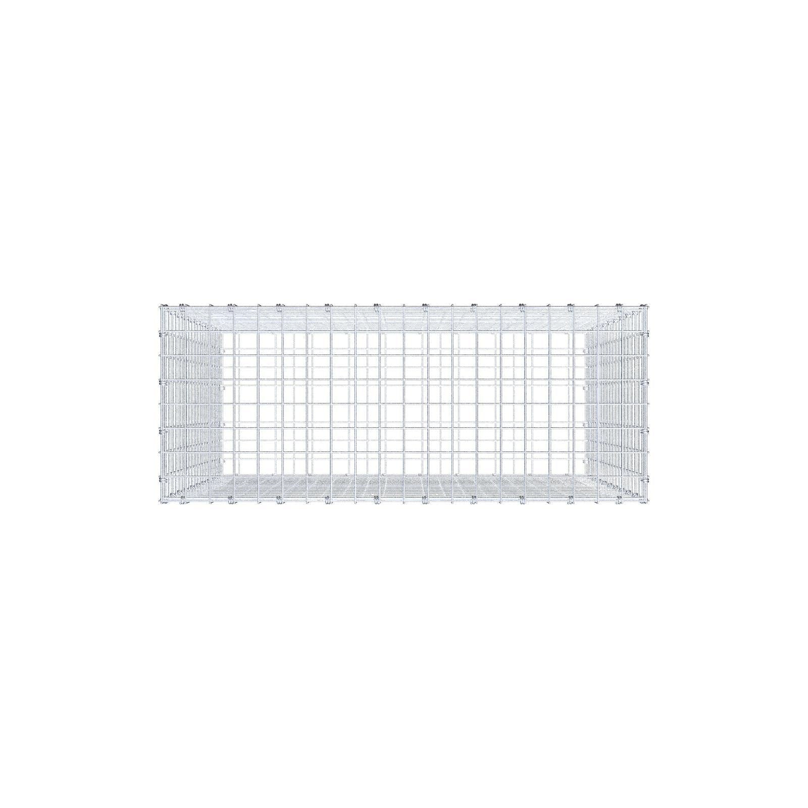 Gabbione 100 cm x 100 cm x 40 cm (L x H x P), maglia 5 x 5 cm, anello a spirale