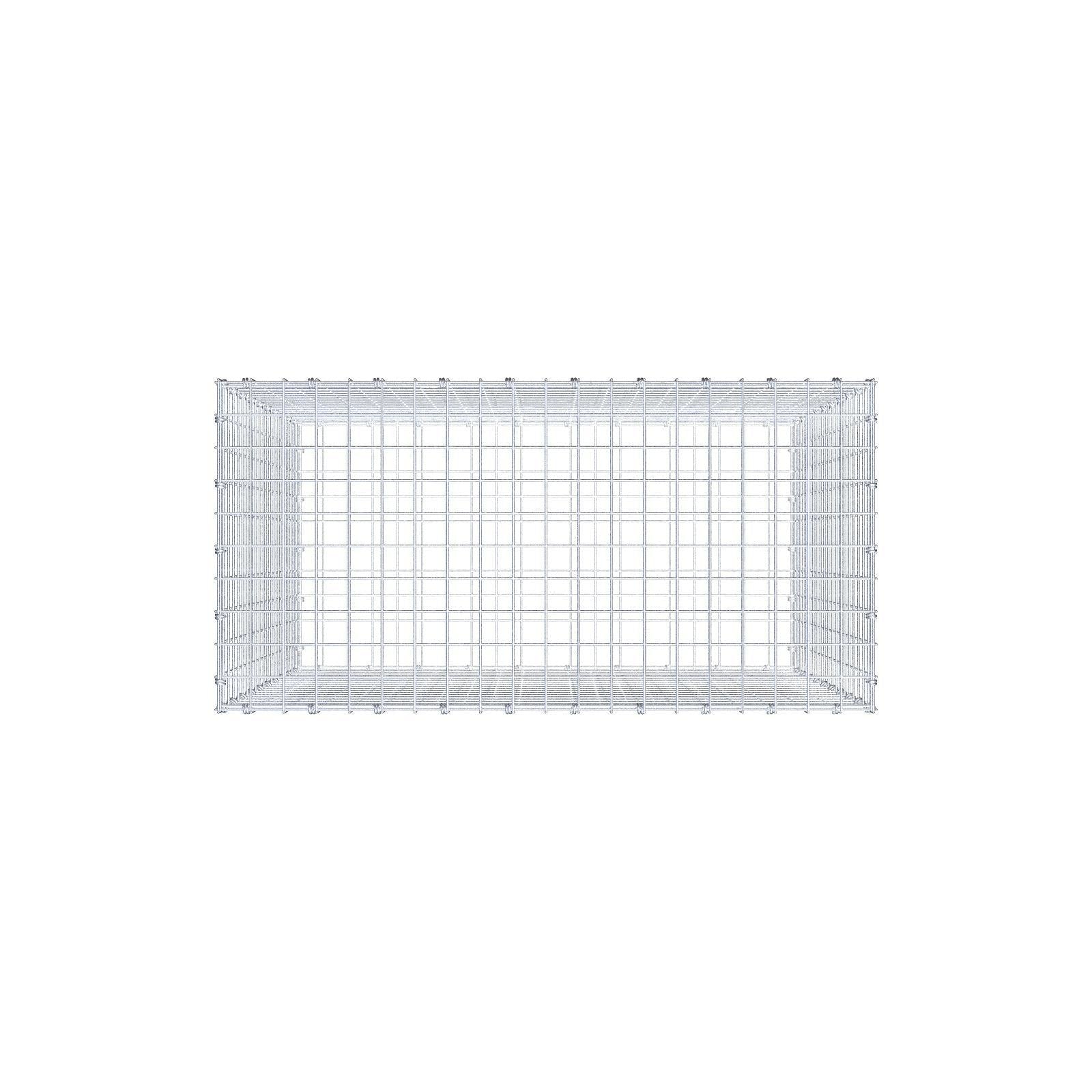 Gabion 100 cm x 100 cm x 50 cm (L x H x P), mailles 5 x 5 cm, anneau en spirale