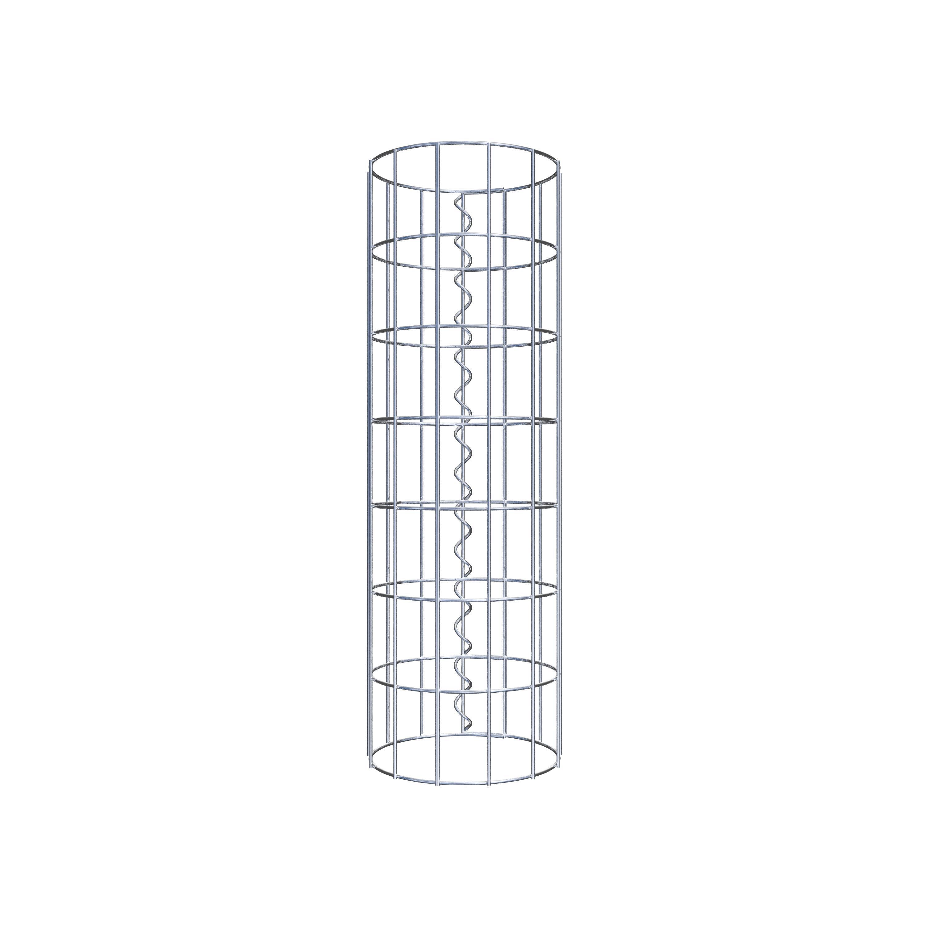 Gabionensäule Durchmesser 22 cm, MW 5 x 10 cm rund