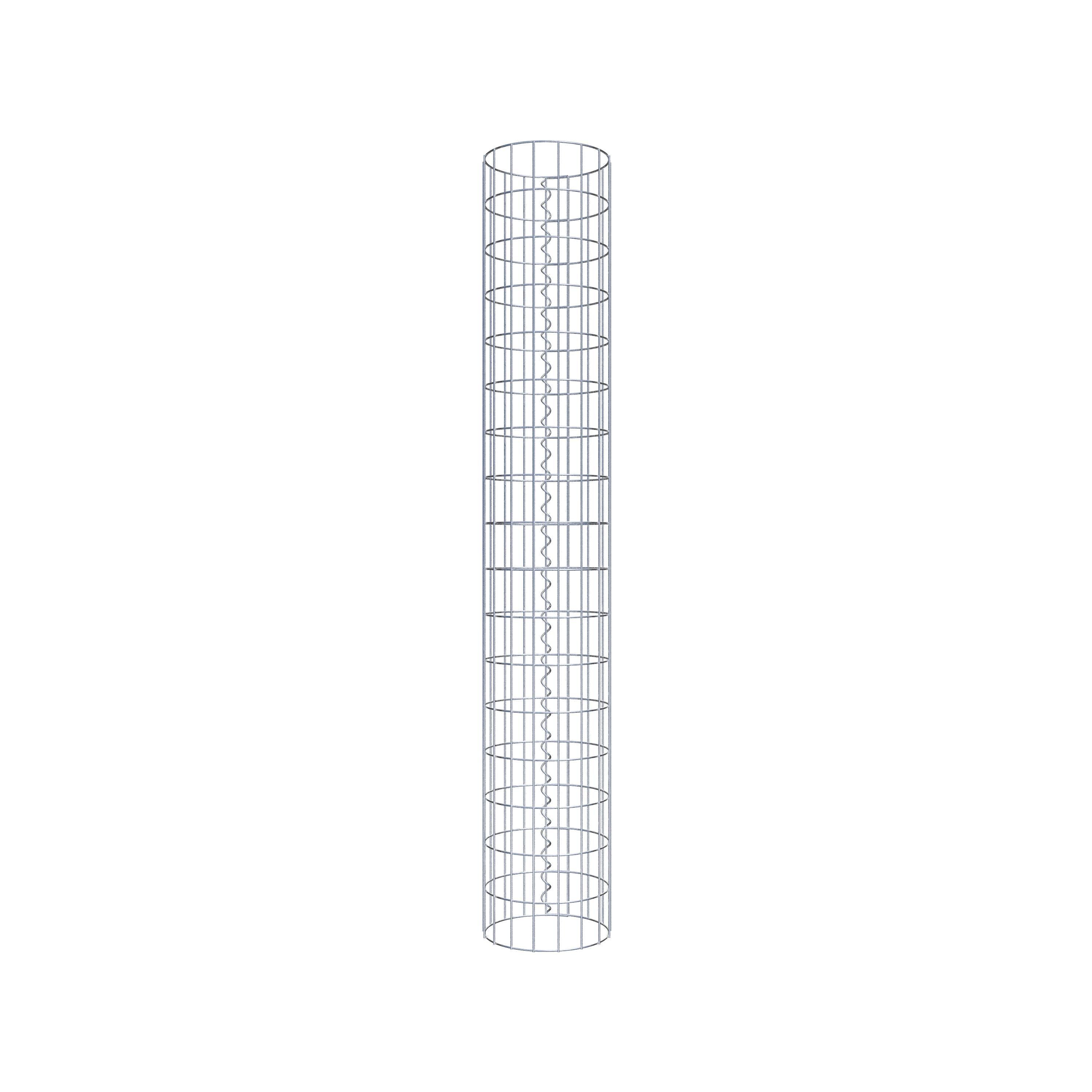 Gabionensäule Durchmesser 27 cm, MW 5 x 10 cm rund