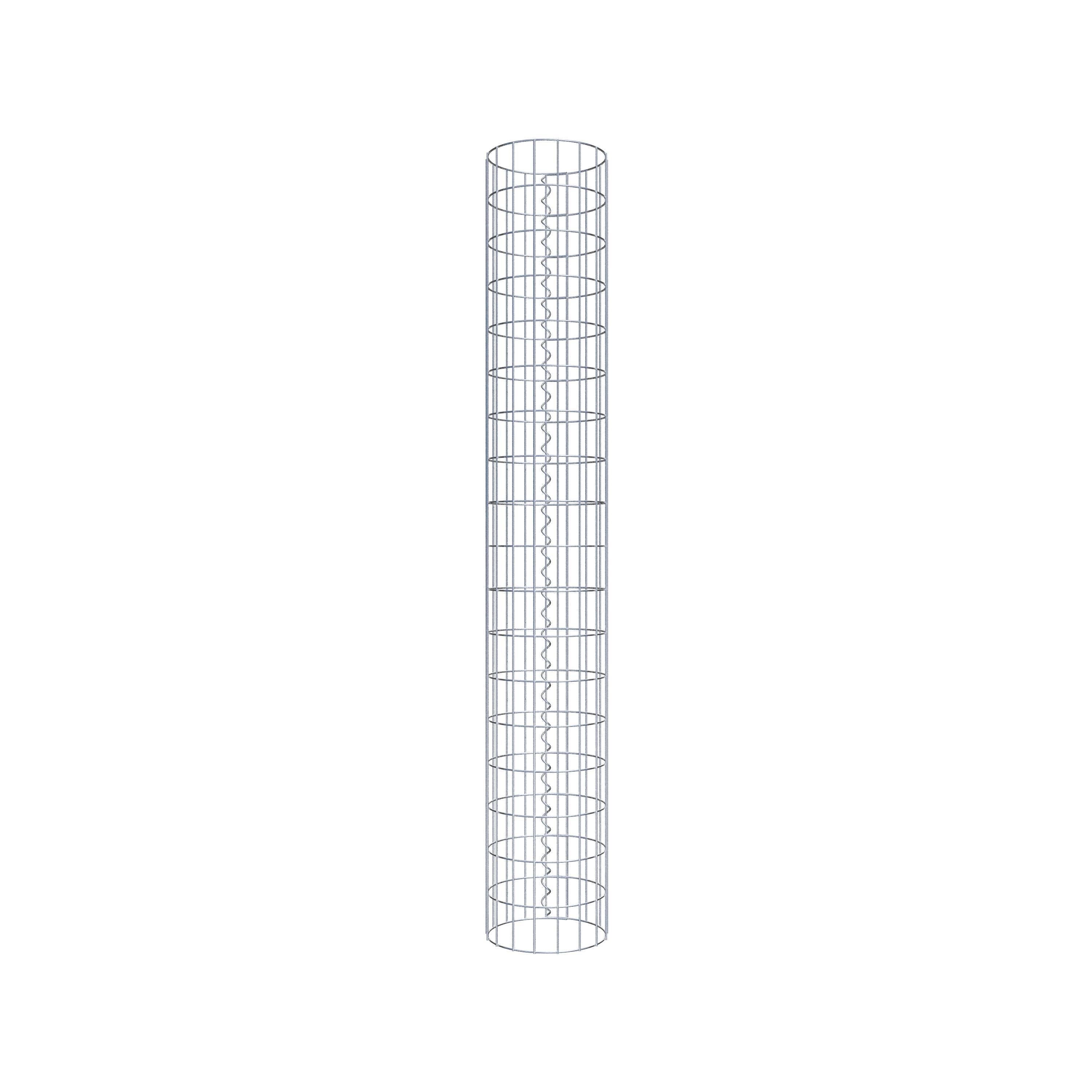 Gabionensäule Durchmesser 27 cm, MW 5 x 10 cm rund