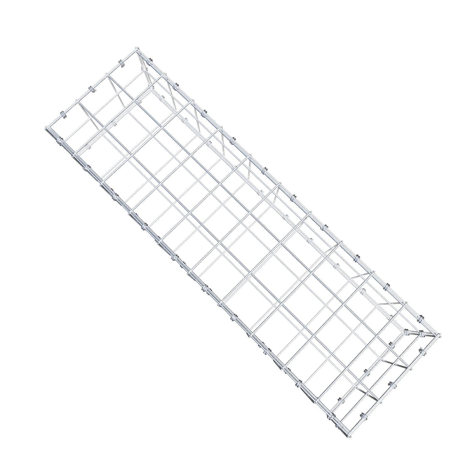 Gabion 100 cm x 20 cm x 30 cm (L x H x D), mesh size 10 x 10 cm, spiral ring