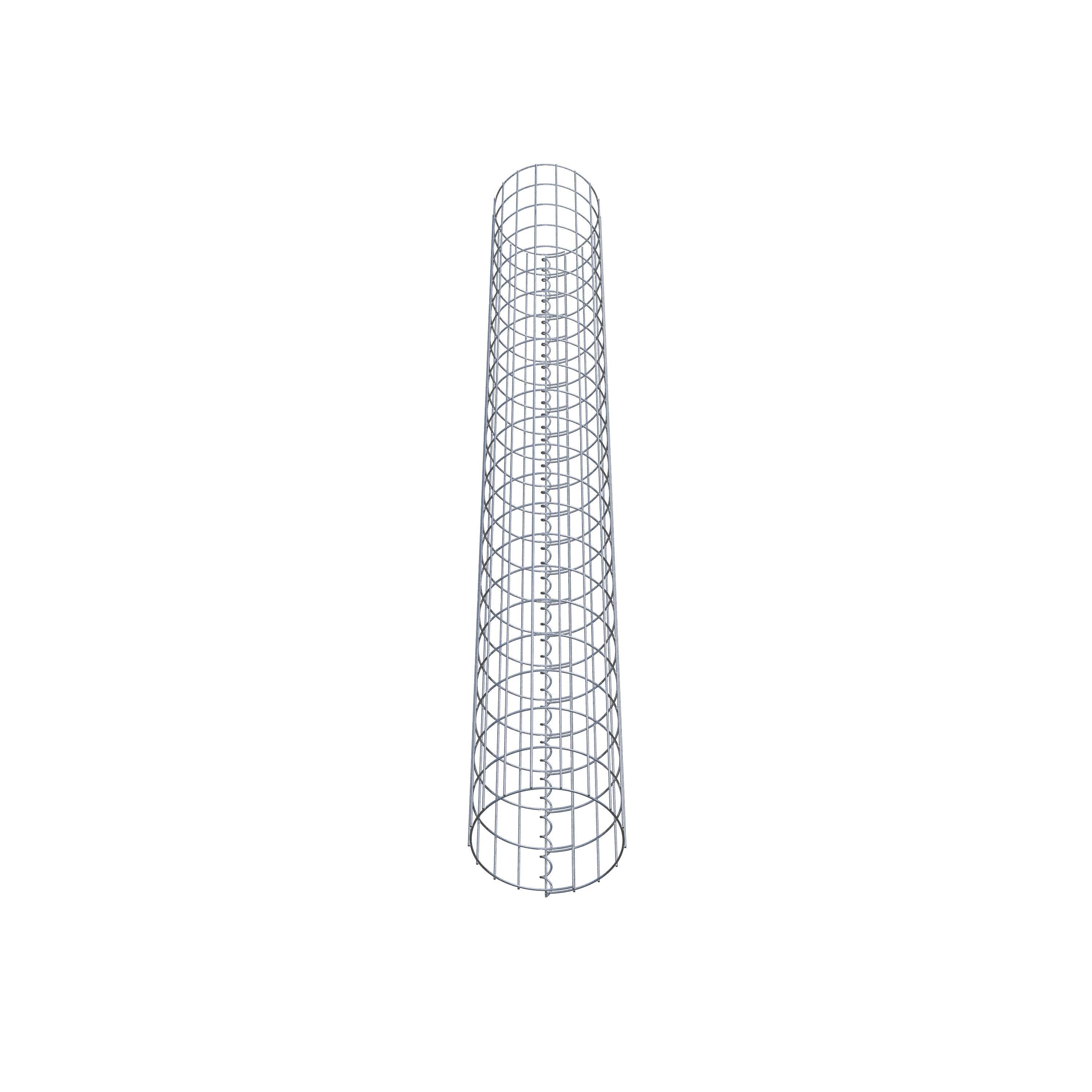 Gabionensäule Durchmesser 27 cm, MW 5 x 10 cm rund