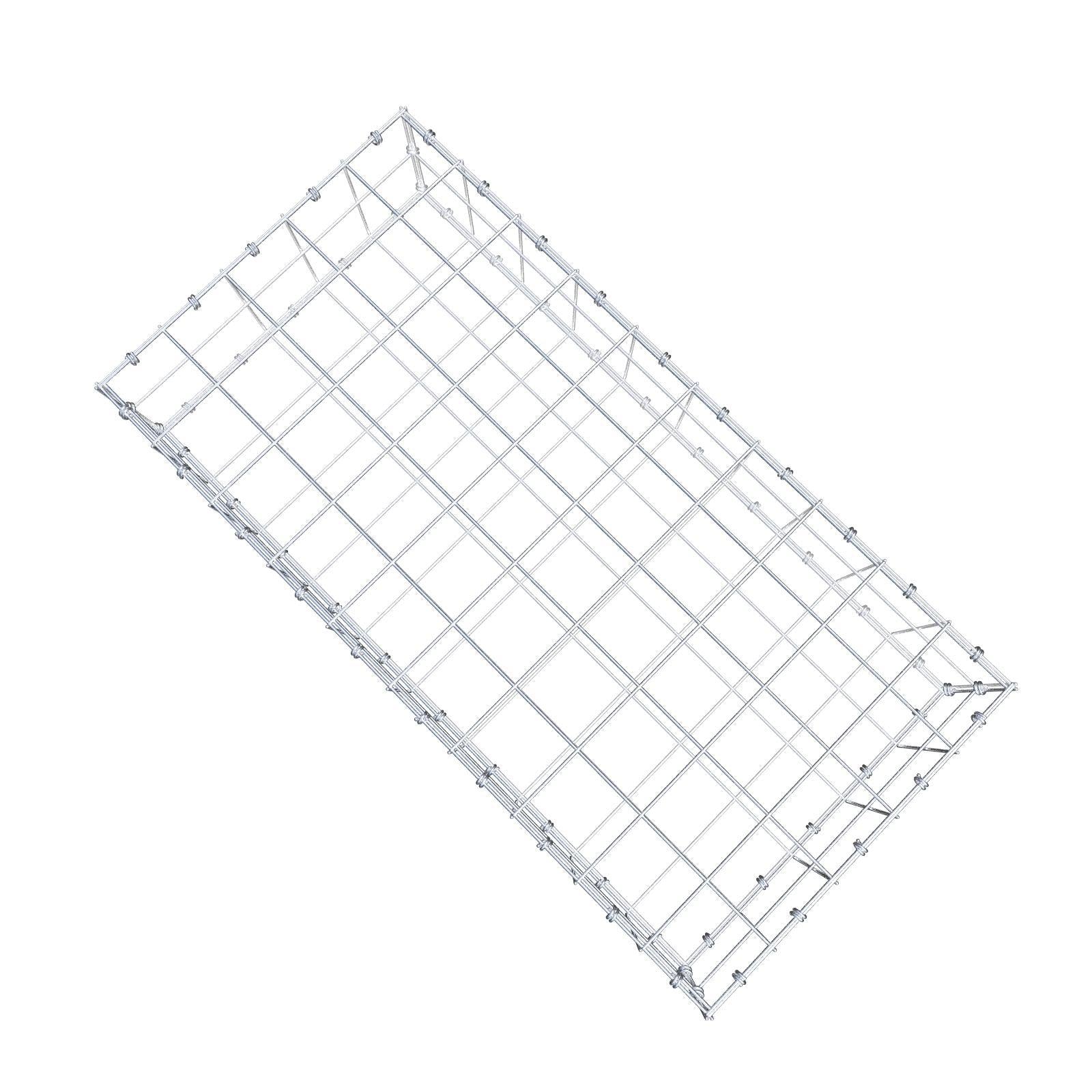 Schanskorf 100 cm x 20 cm x 50 cm (L x H x D), maaswijdte 10 x 10 cm, spiraalring