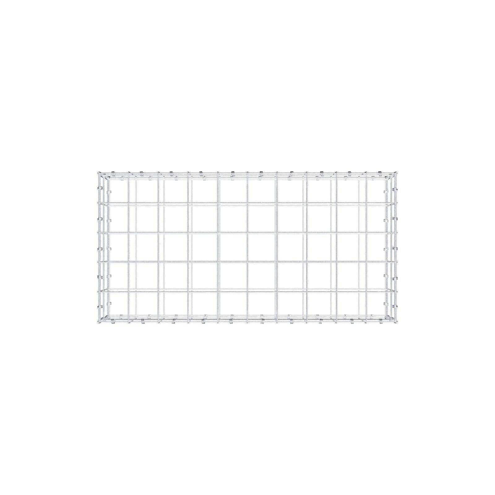 Schanskorf 100 cm x 20 cm x 50 cm (L x H x D), maaswijdte 10 x 10 cm, spiraalring
