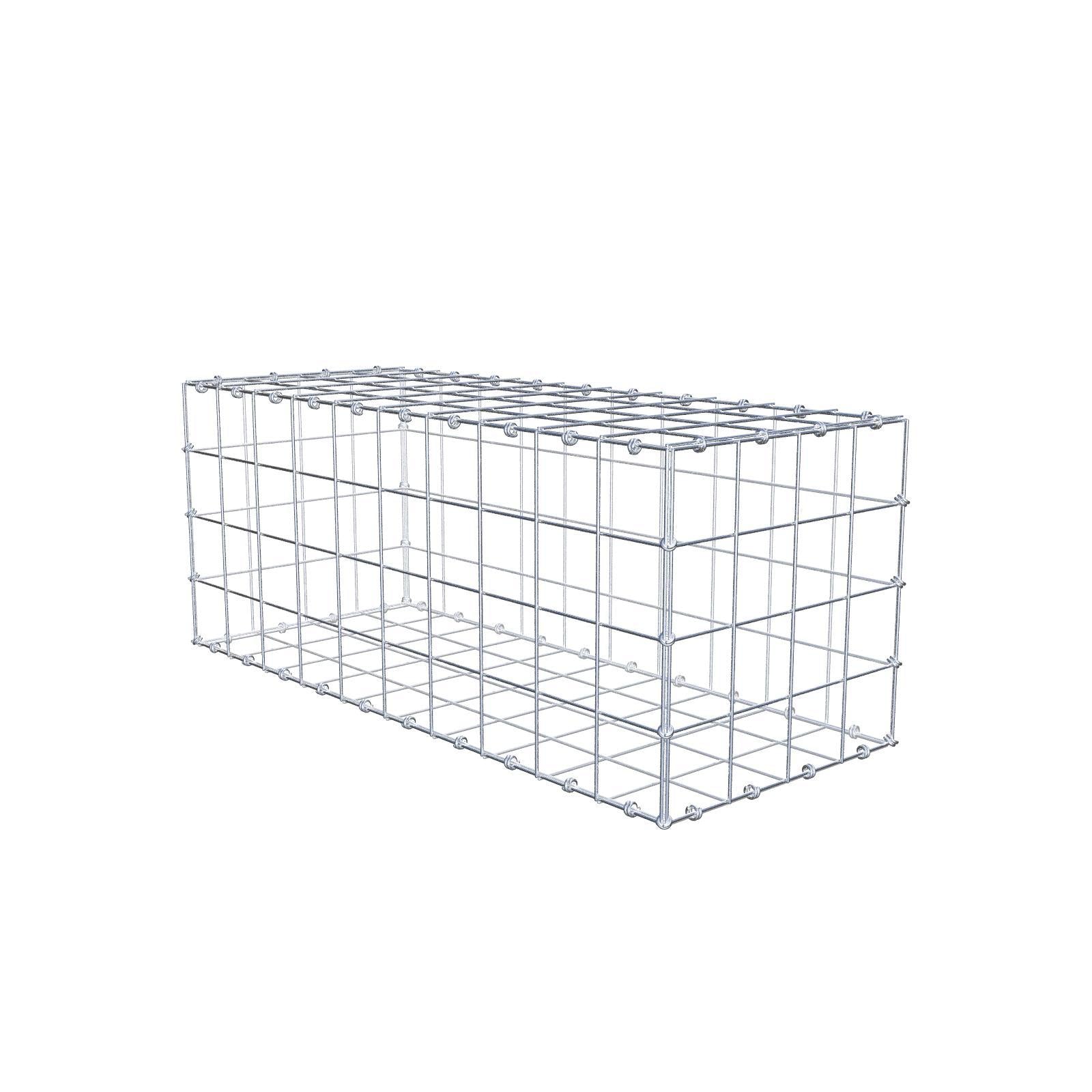 Gabion 100 cm x 40 cm x 40 cm (L x H x D), maskestørrelse 10 x 10 cm, spiralring