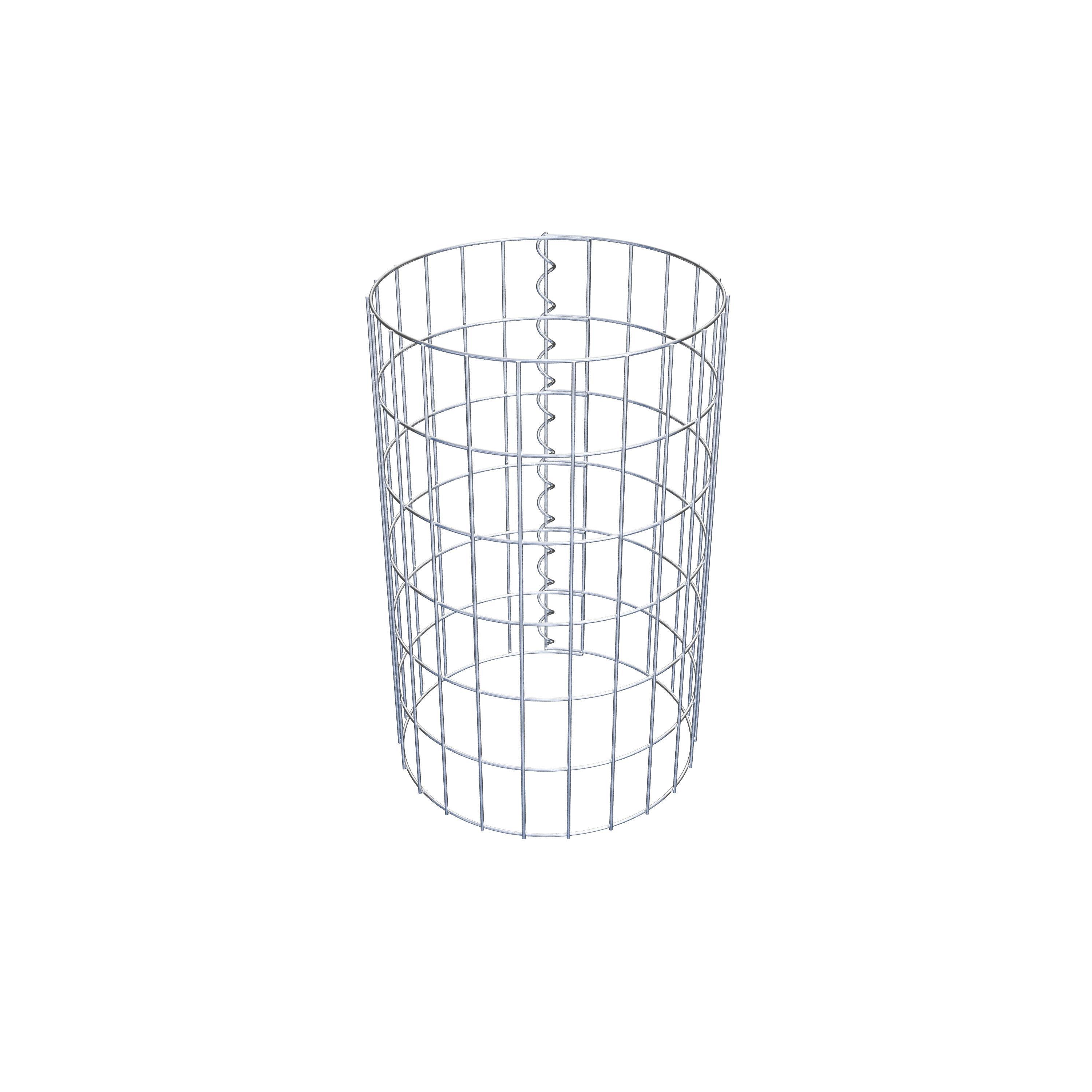 Gabionensäule Durchmesser 37 cm, MW 5 x 10 cm rund