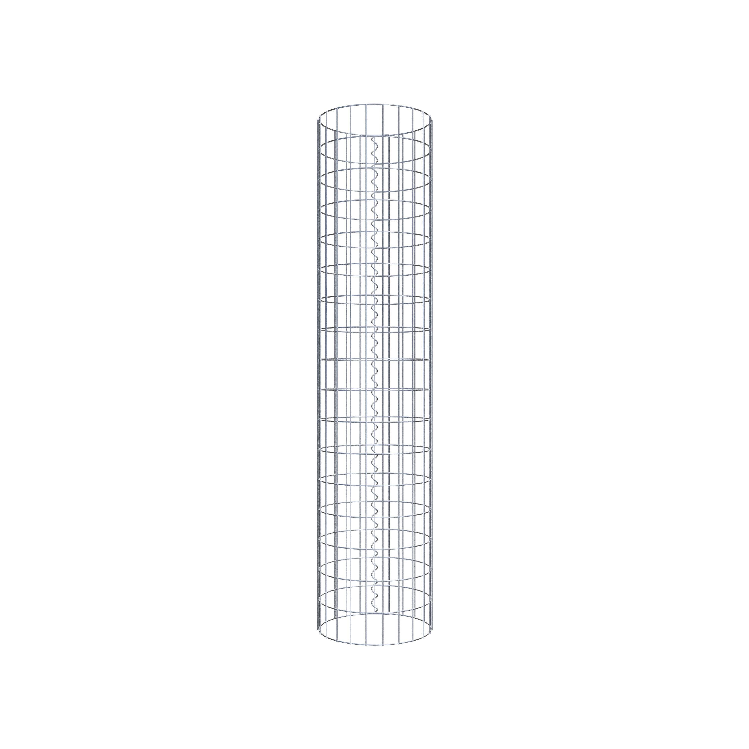 Gabionensäule Durchmesser 37 cm, MW 5 x 10 cm rund