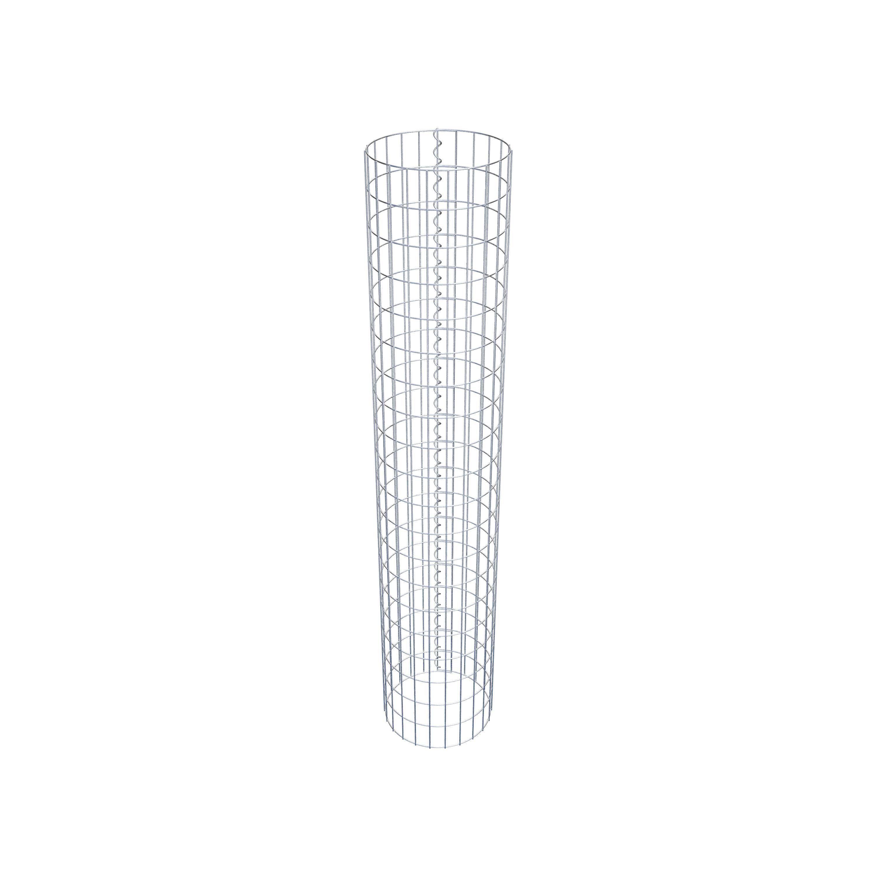 Gabionensäule Durchmesser 37 cm, MW 5 x 10 cm rund