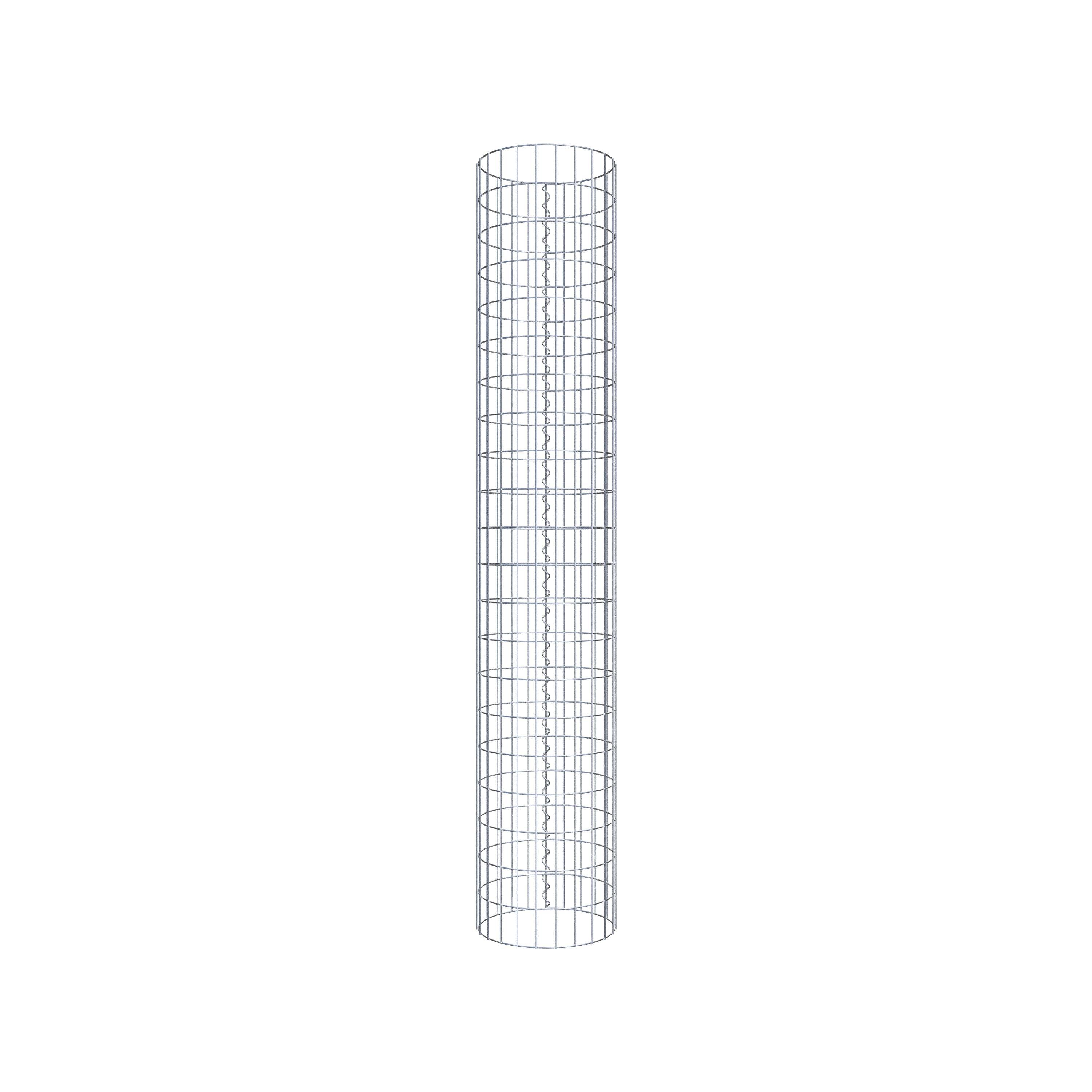 Gabionensäule Durchmesser 37 cm, MW 5 x 10 cm rund