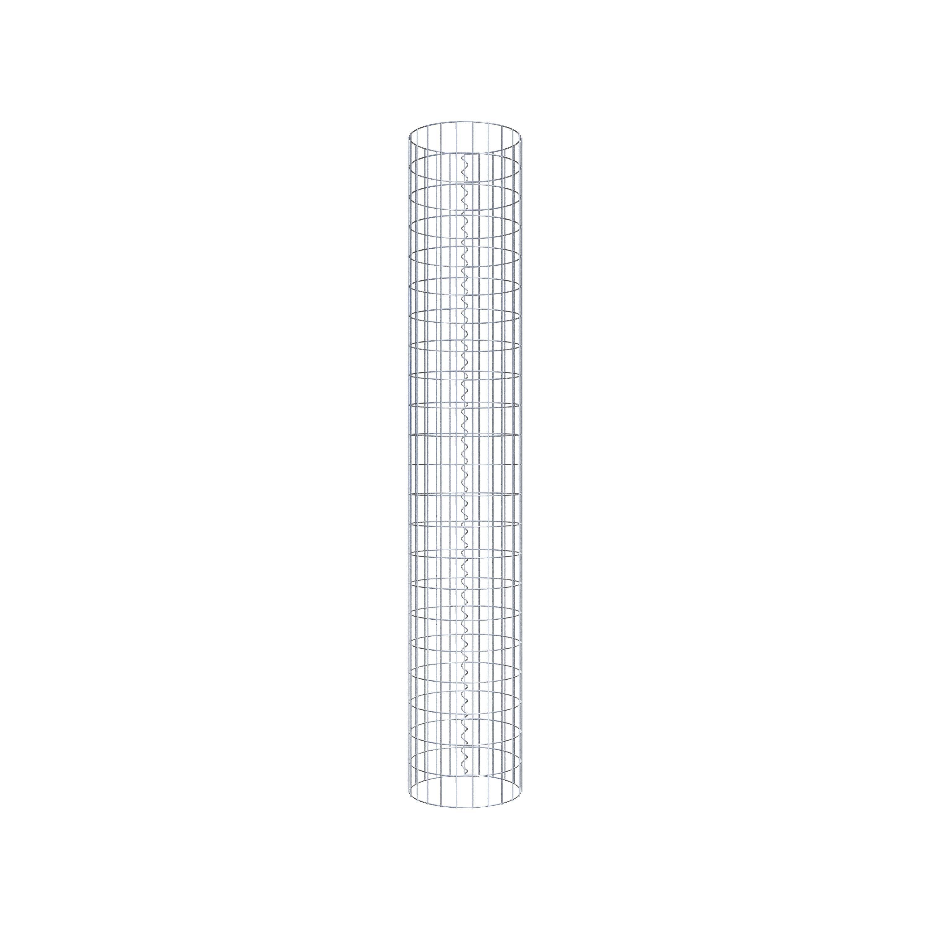 Gabionensäule Durchmesser 37 cm, MW 5 x 10 cm rund
