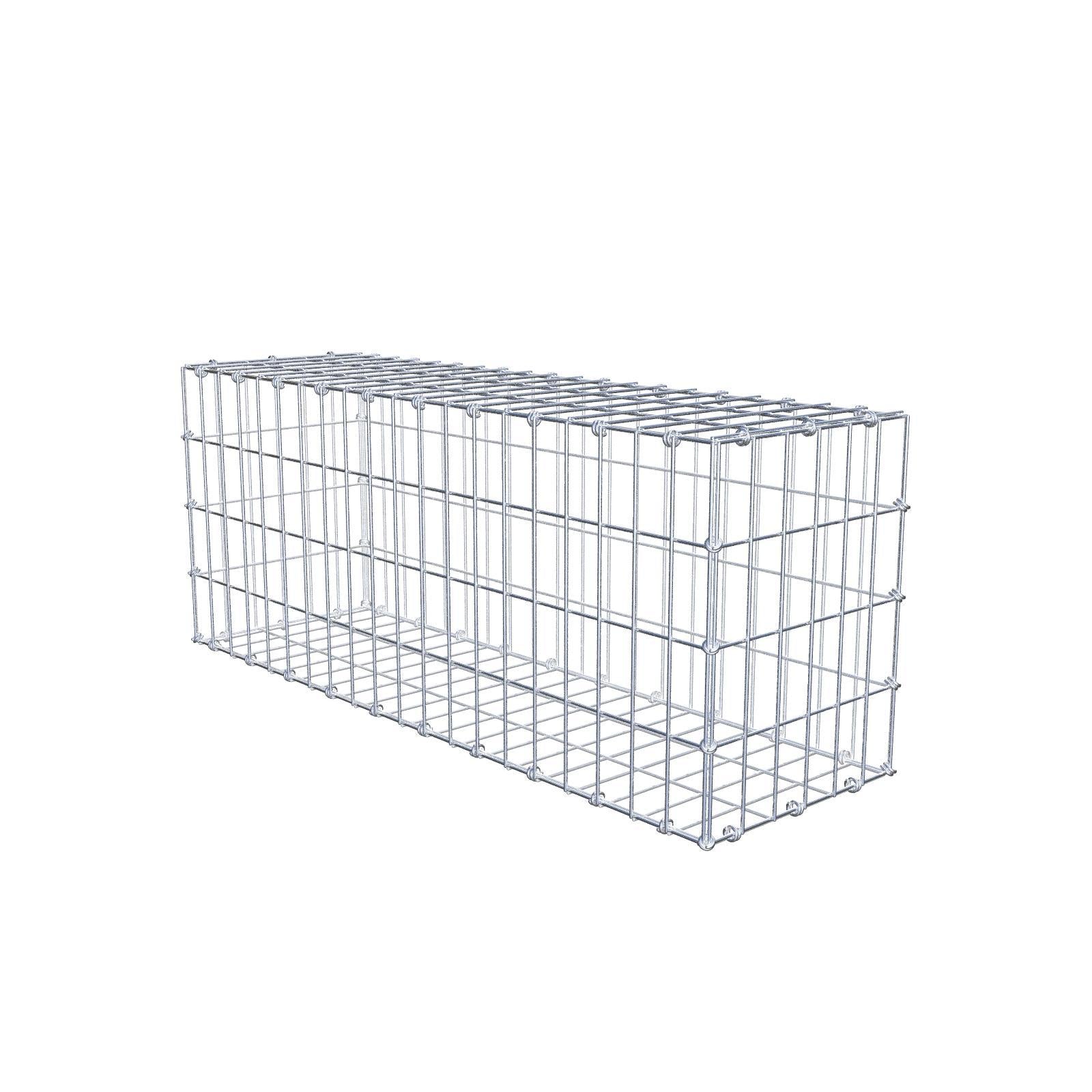 Schanskorf 100 cm x 40 cm x 30 cm (L x H x D), maaswijdte 5 x 10 cm, spiraalring
