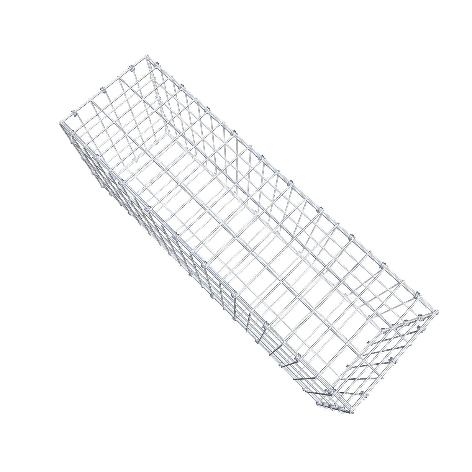 Schanskorf 100 cm x 40 cm x 30 cm (L x H x D), maaswijdte 5 x 10 cm, spiraalring