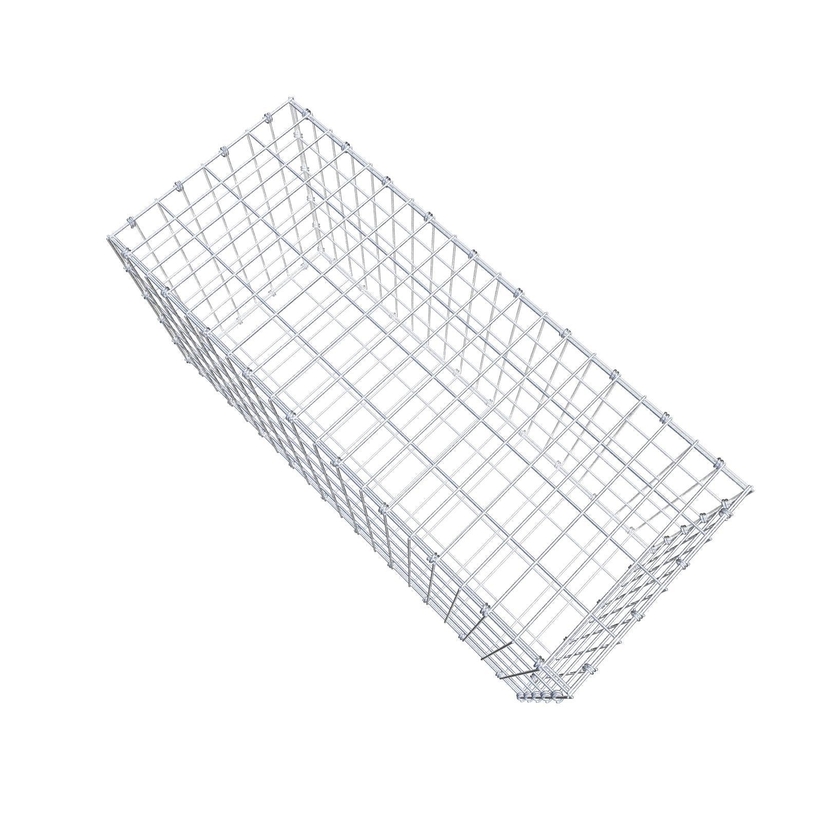 Gabion 100 cm x 50 cm x 40 cm (L x H x P), mailles 5 x 10 cm, anneau en spirale