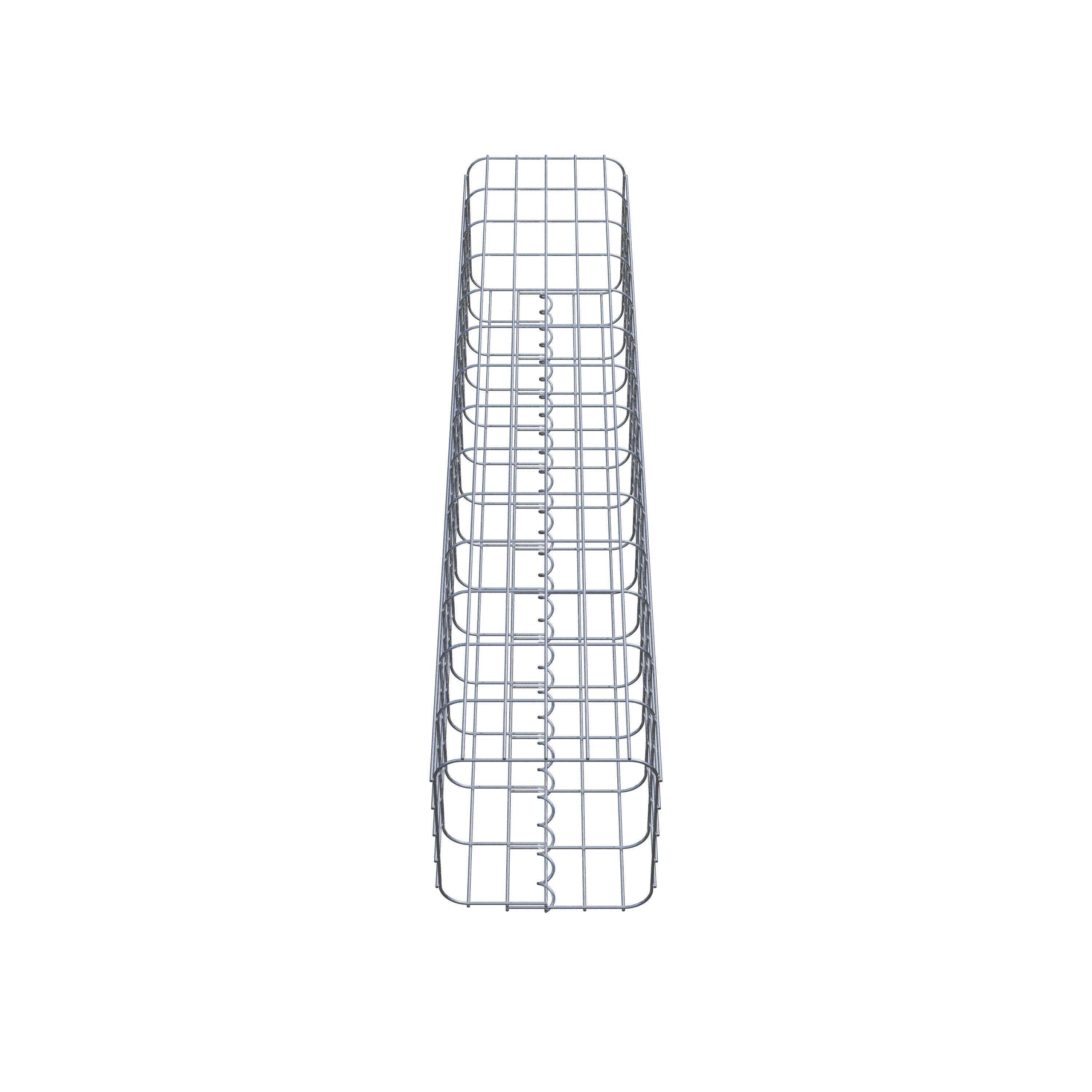 Gabionsøjle 27 x 27 cm, MW 5 x 10 cm kvadratisk