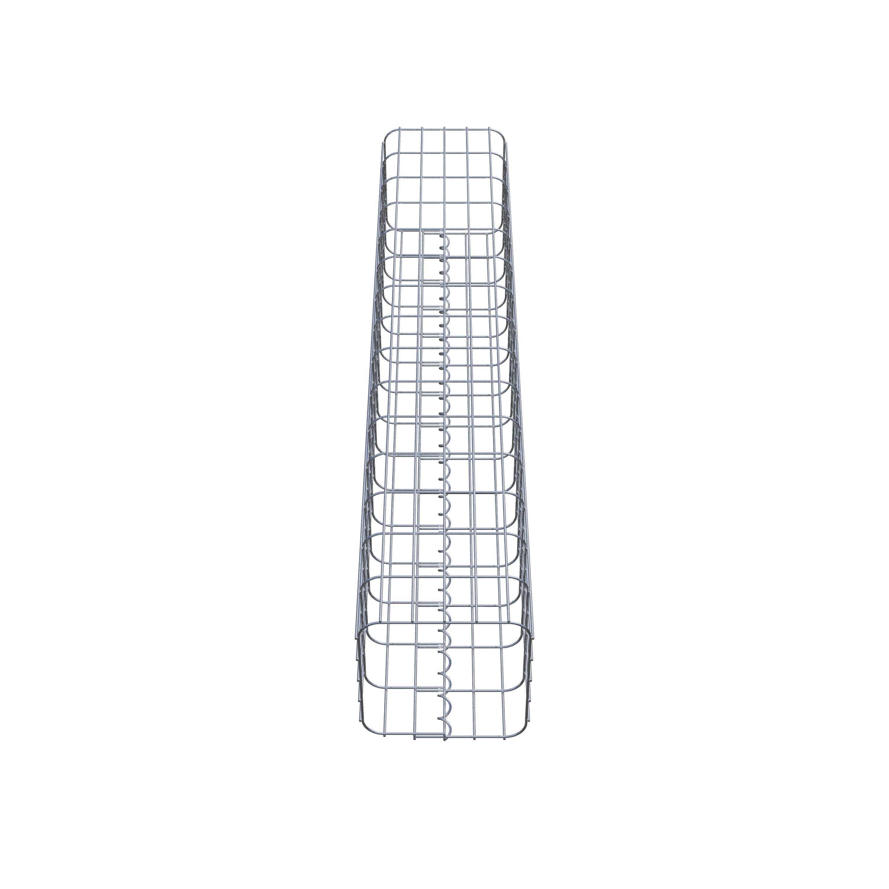 Gabionsøjle 27 x 27 cm, MW 5 x 10 cm kvadratisk