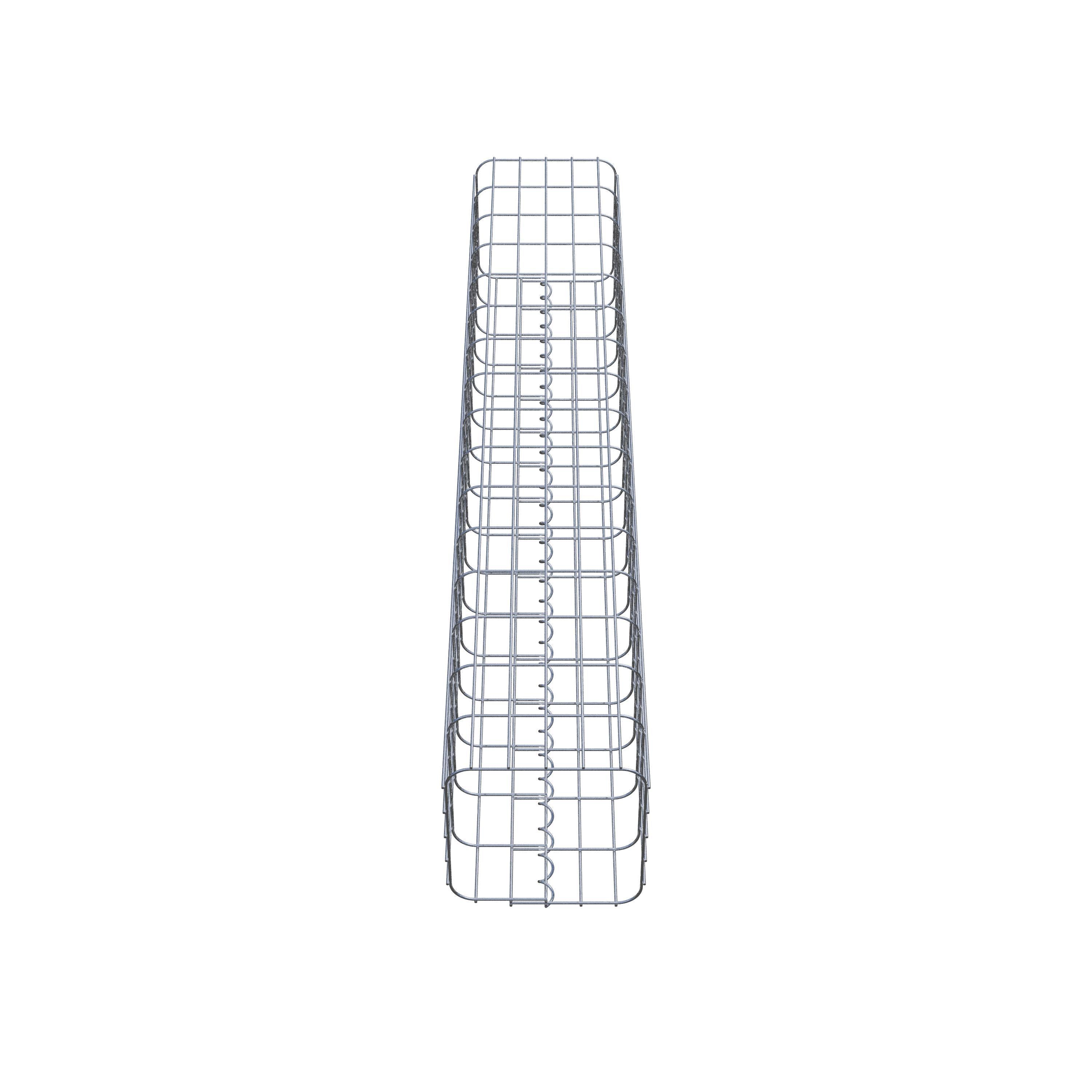 Gabionsøjle 27 x 27 cm, MW 5 x 10 cm kvadratisk