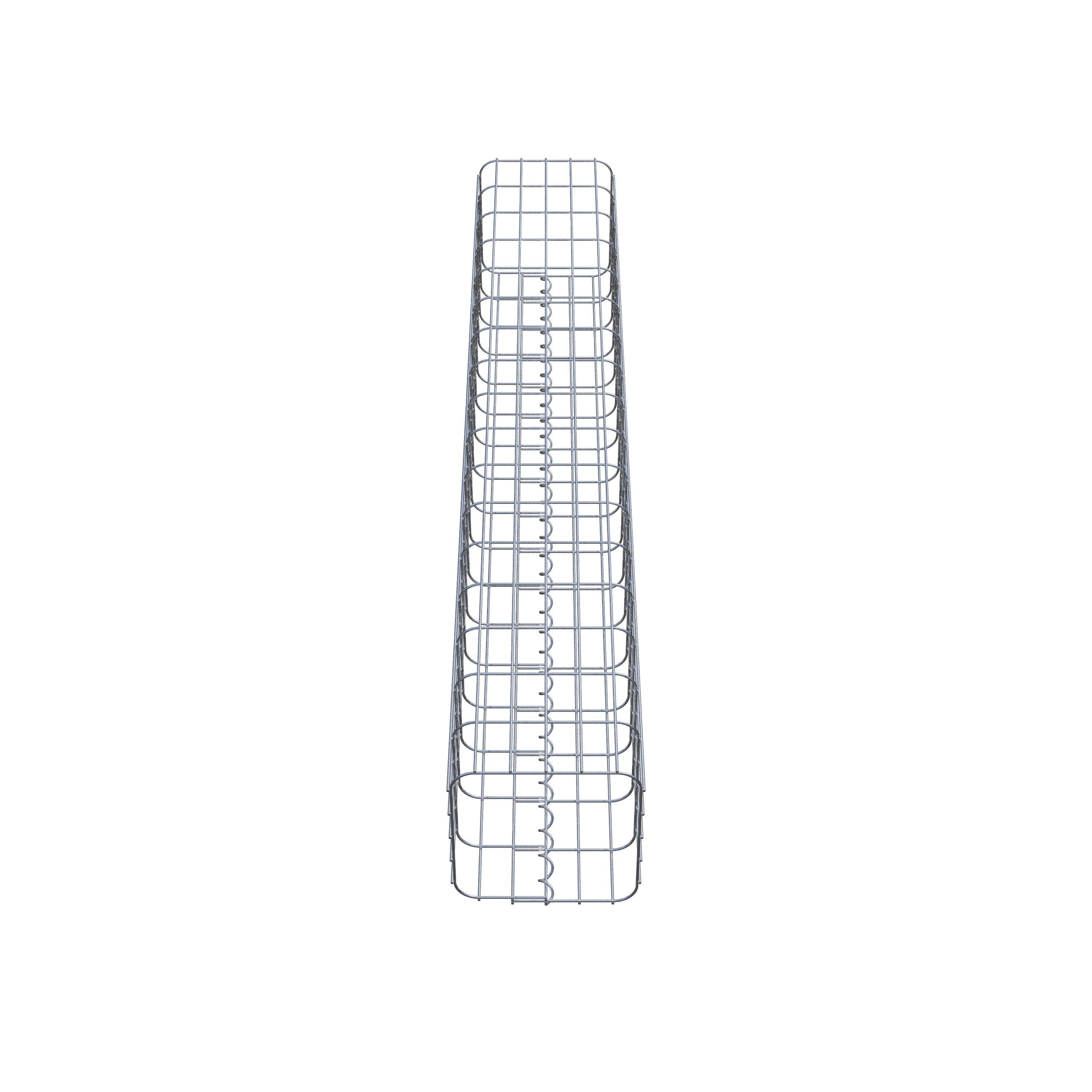 Gabionsøjle 27 x 27 cm, MW 5 x 10 cm kvadratisk
