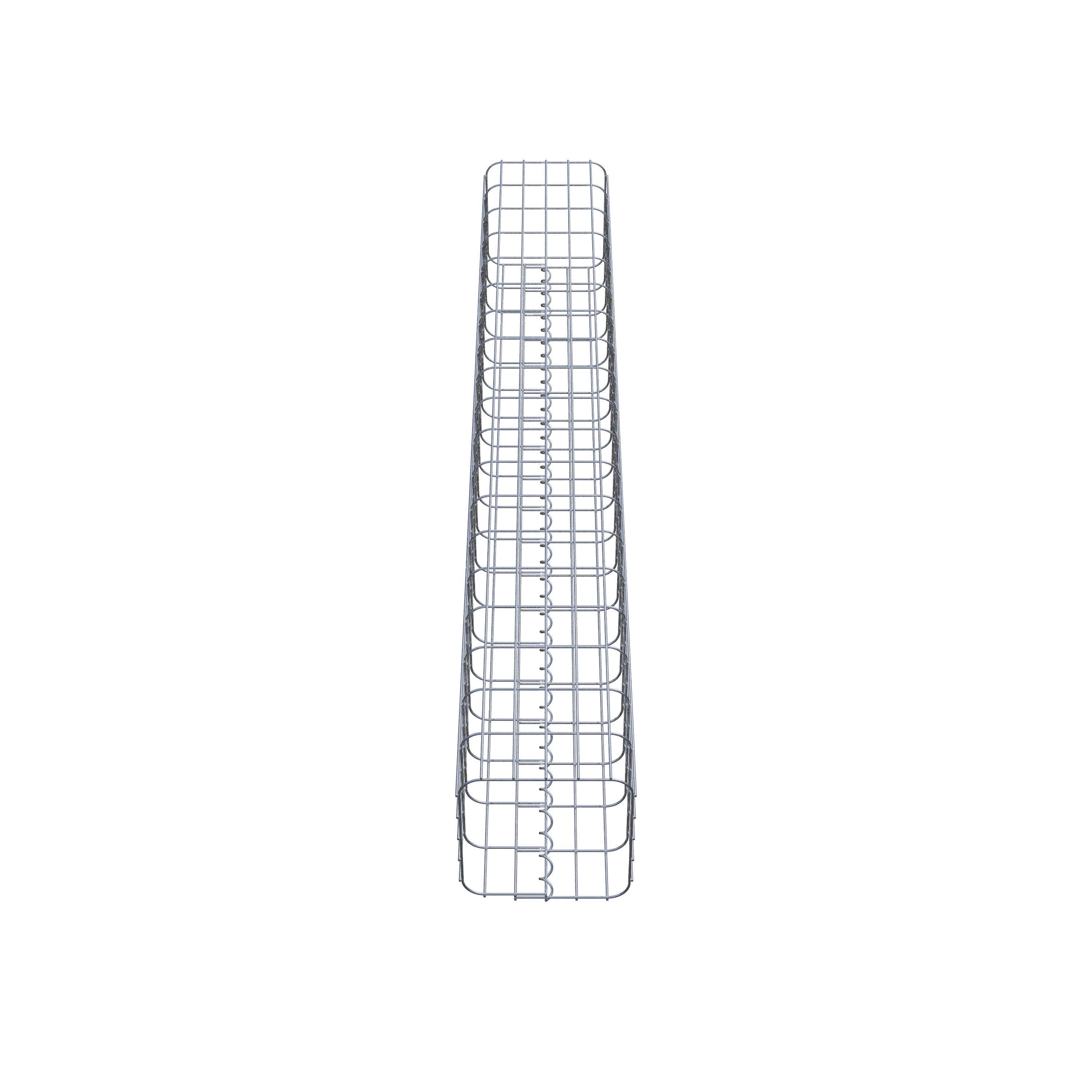 Gabionsøjle 27 x 27 cm, MW 5 x 10 cm kvadratisk