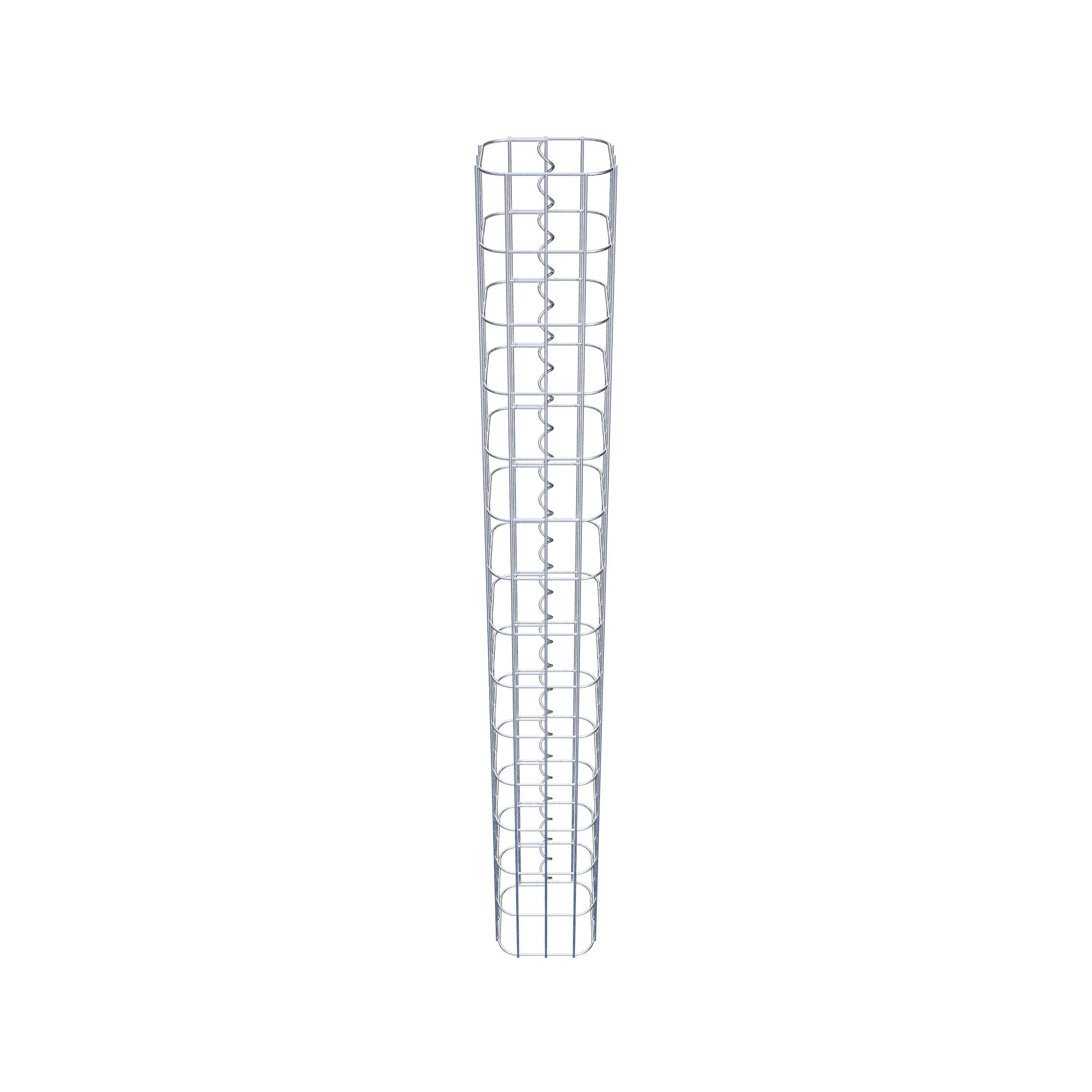 Colonne de gabion 17 x 17 cm, MW 5 x 10 cm carré