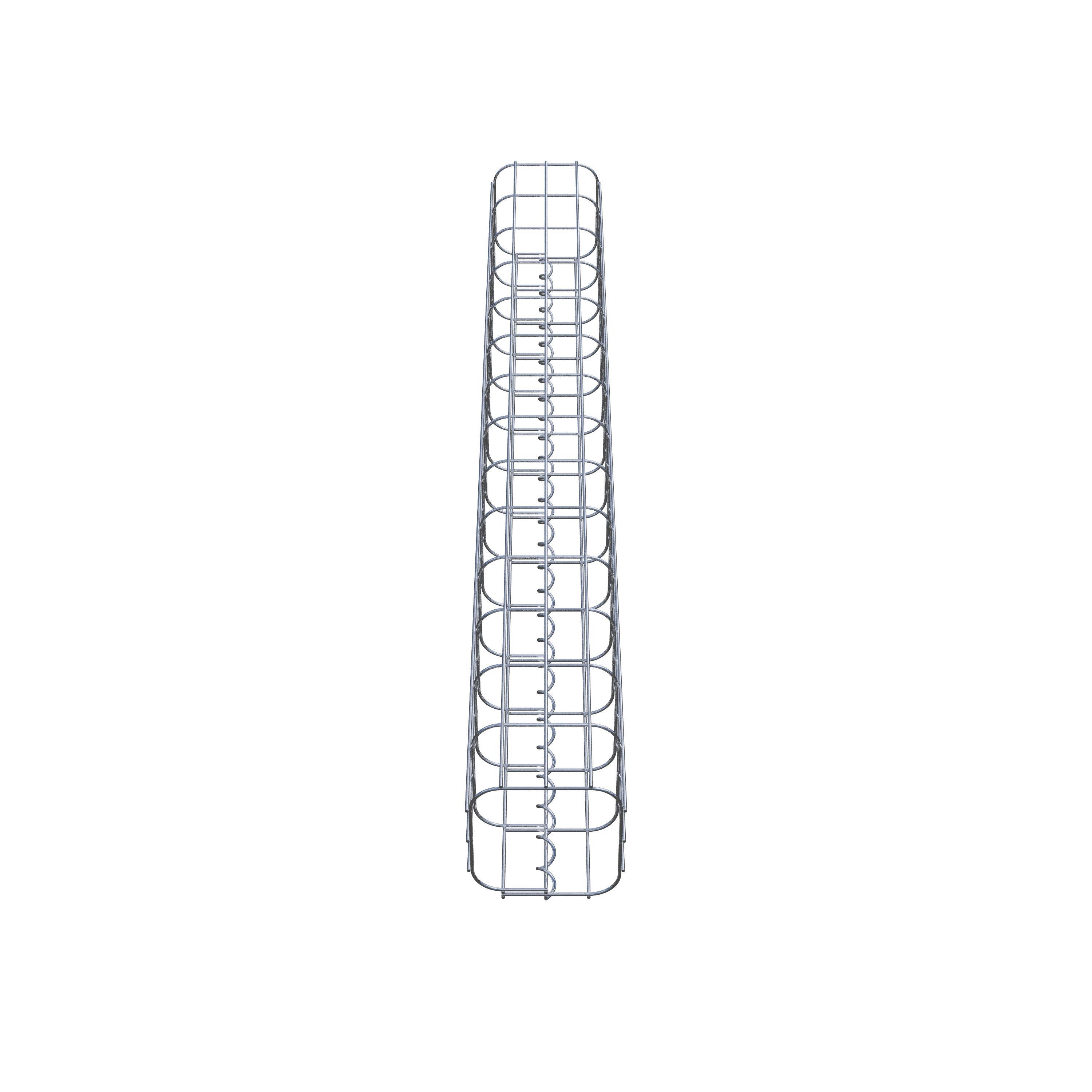 Colonne de gabion 17 x 17 cm, MW 5 x 10 cm carré