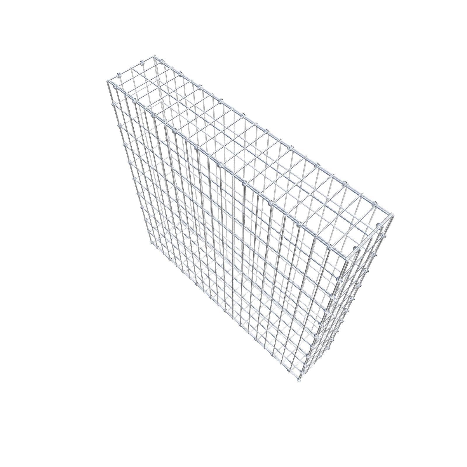 Schanskorf 100 cm x 100 cm x 20 cm (L x H x D), maaswijdte 5 x 10 cm, spiraalring