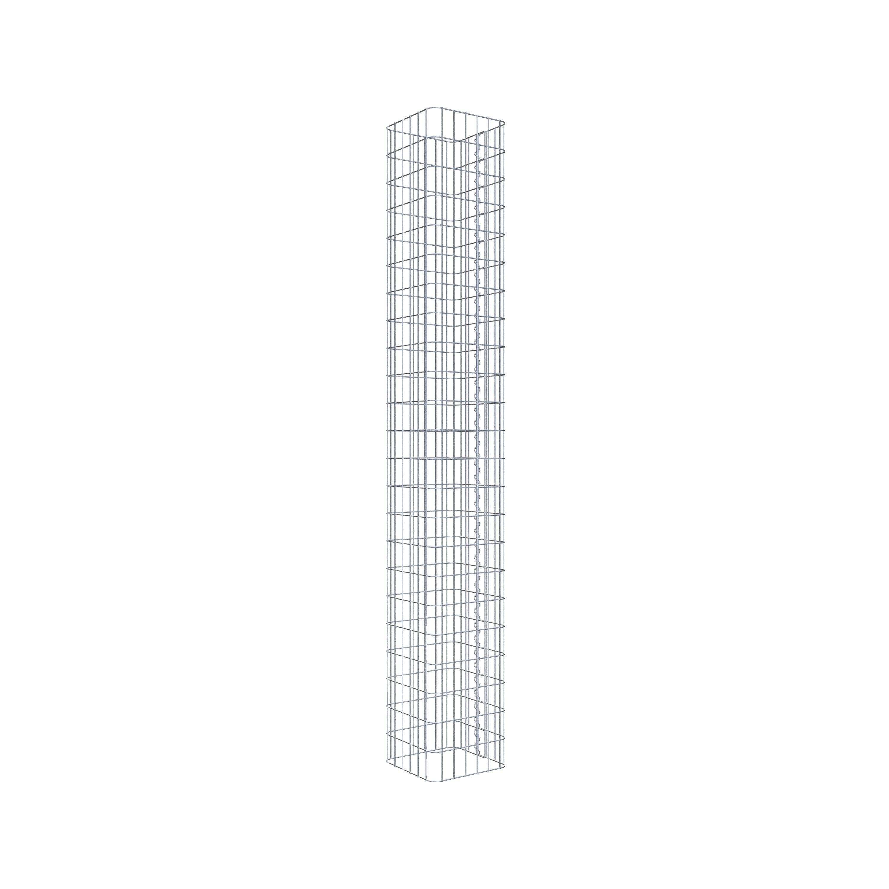Gabionsøjle 32 x 32 cm, MW 5 x 10 cm kvadratisk