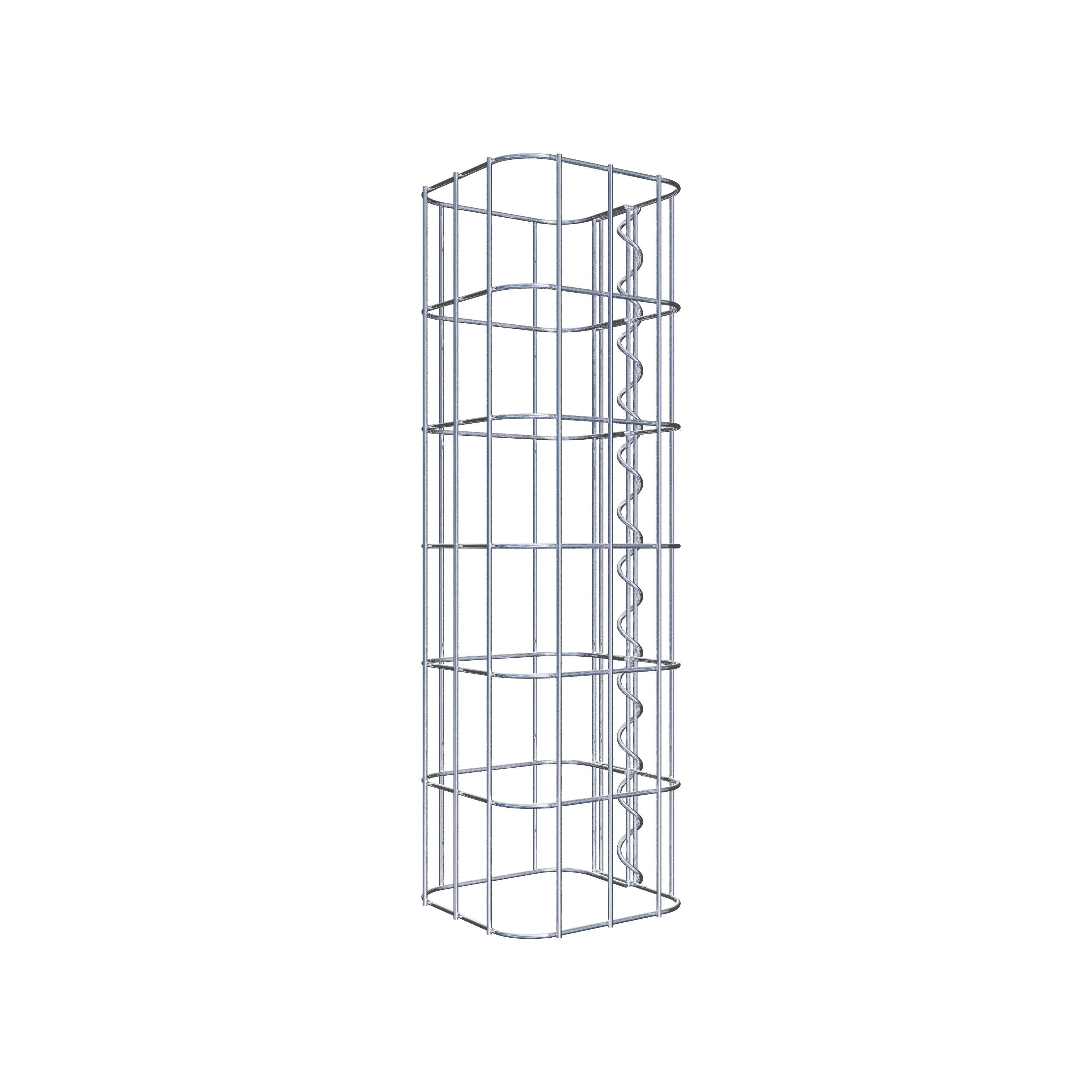 Colonne de gabion 17 x 17 cm, MW 5 x 10 cm carré