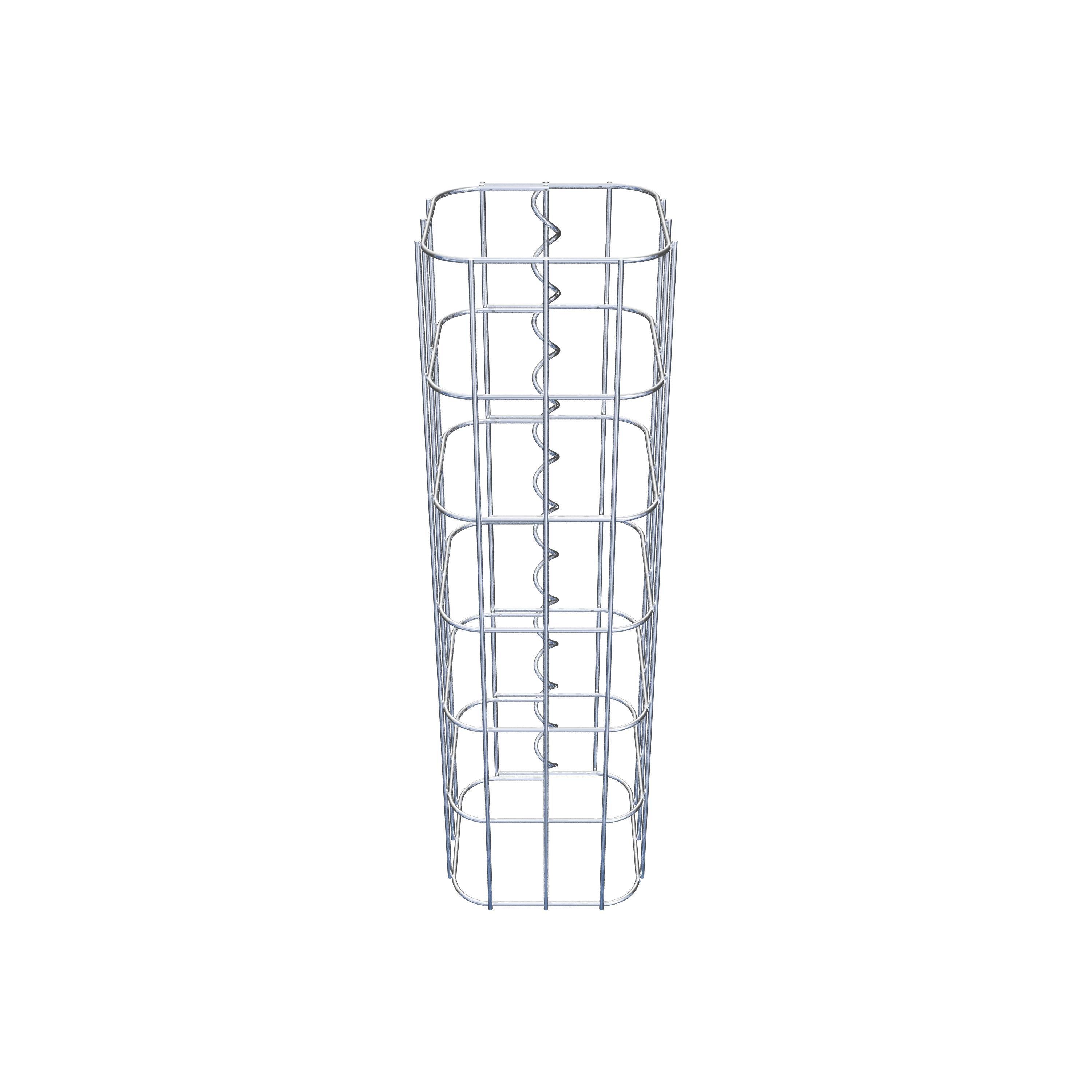 Colonne de gabion 17 x 17 cm, MW 5 x 10 cm carré