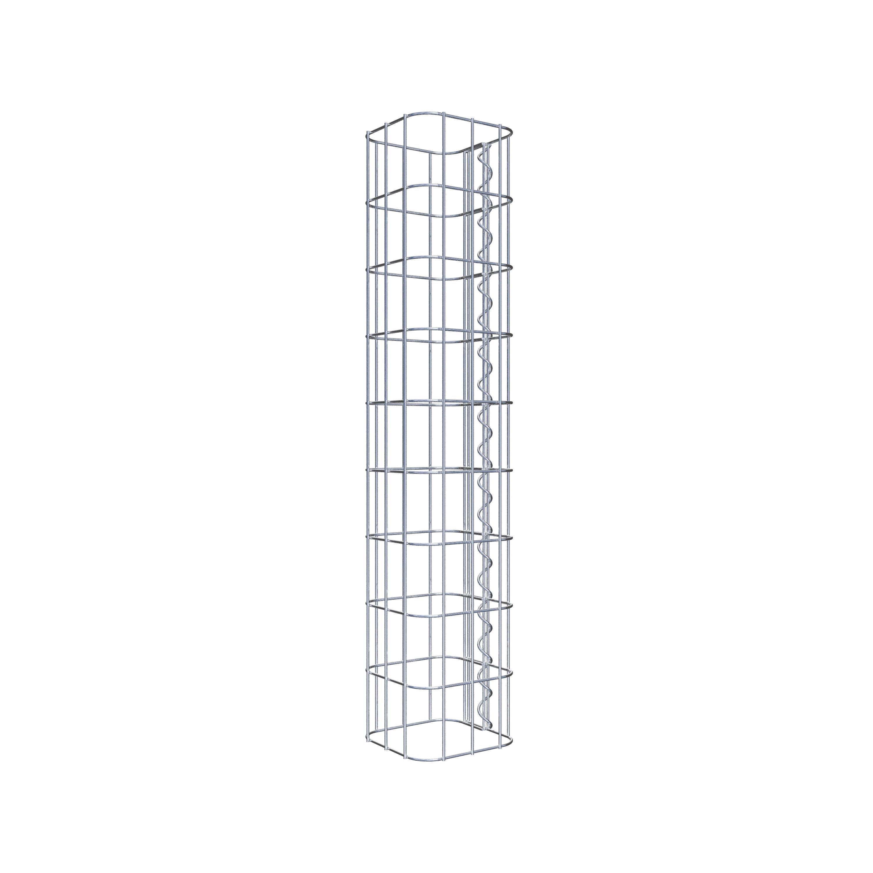Colonne de gabion 17 x 17 cm, MW 5 x 10 cm carré