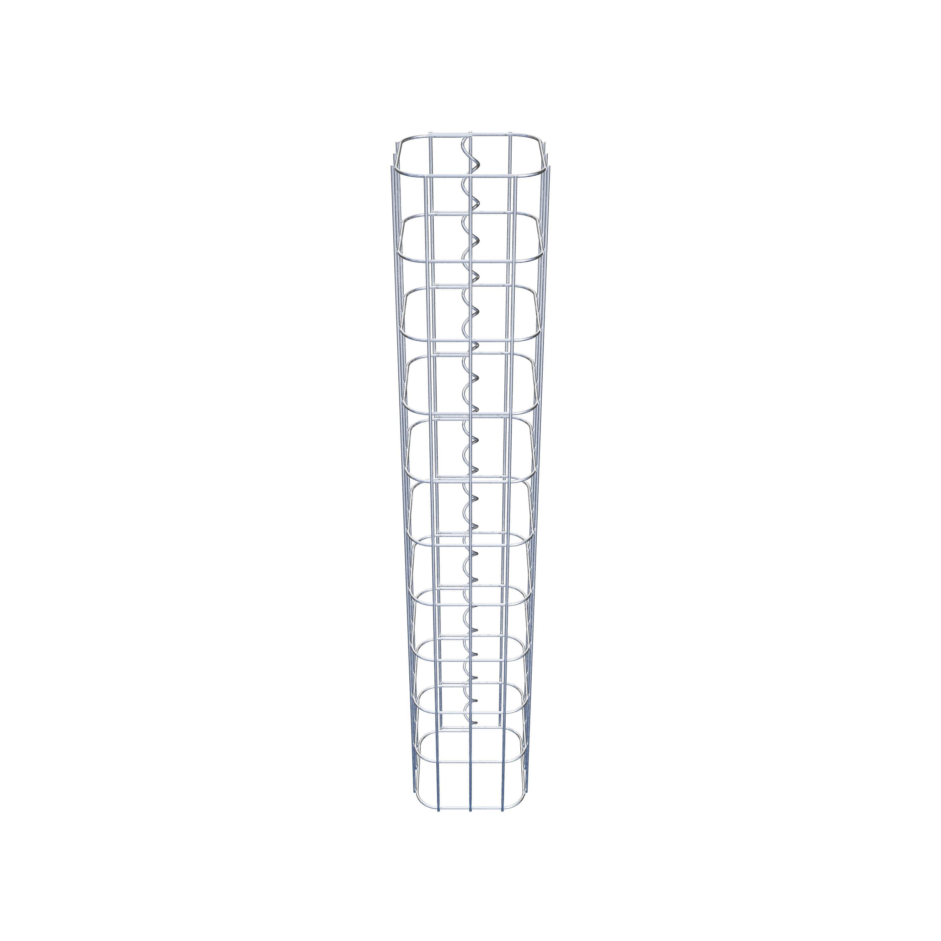 Colonne de gabion 17 x 17 cm, MW 5 x 10 cm carré