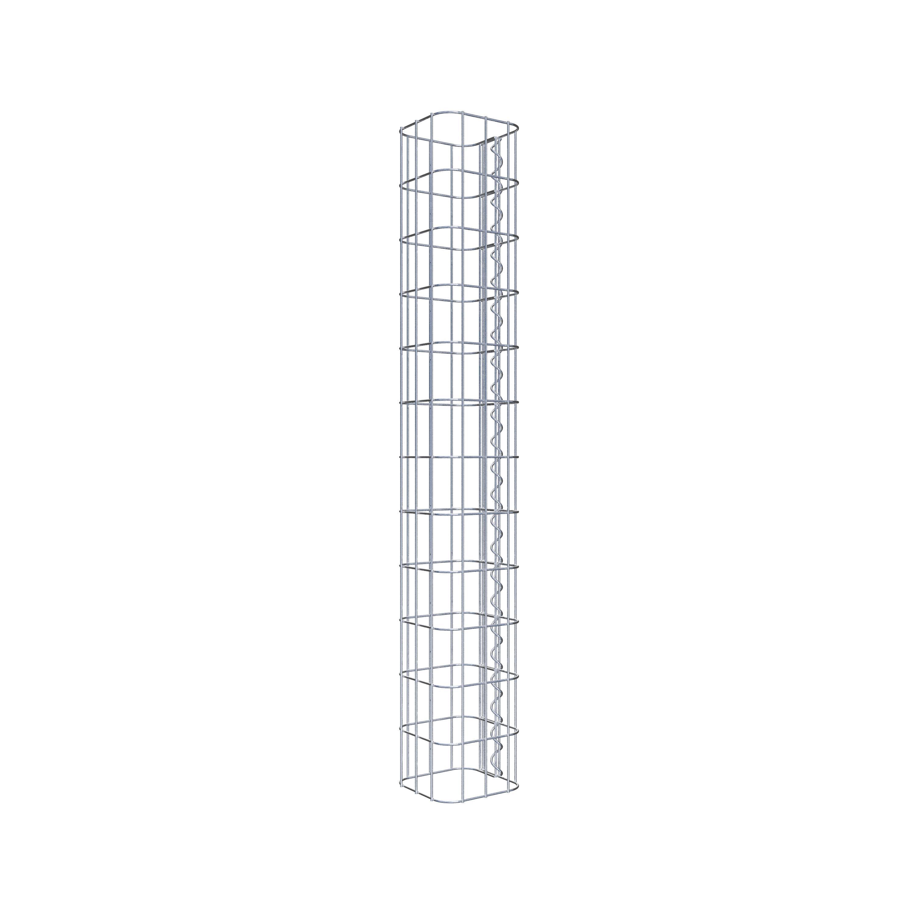 Colonne de gabion 17 x 17 cm, MW 5 x 10 cm carré