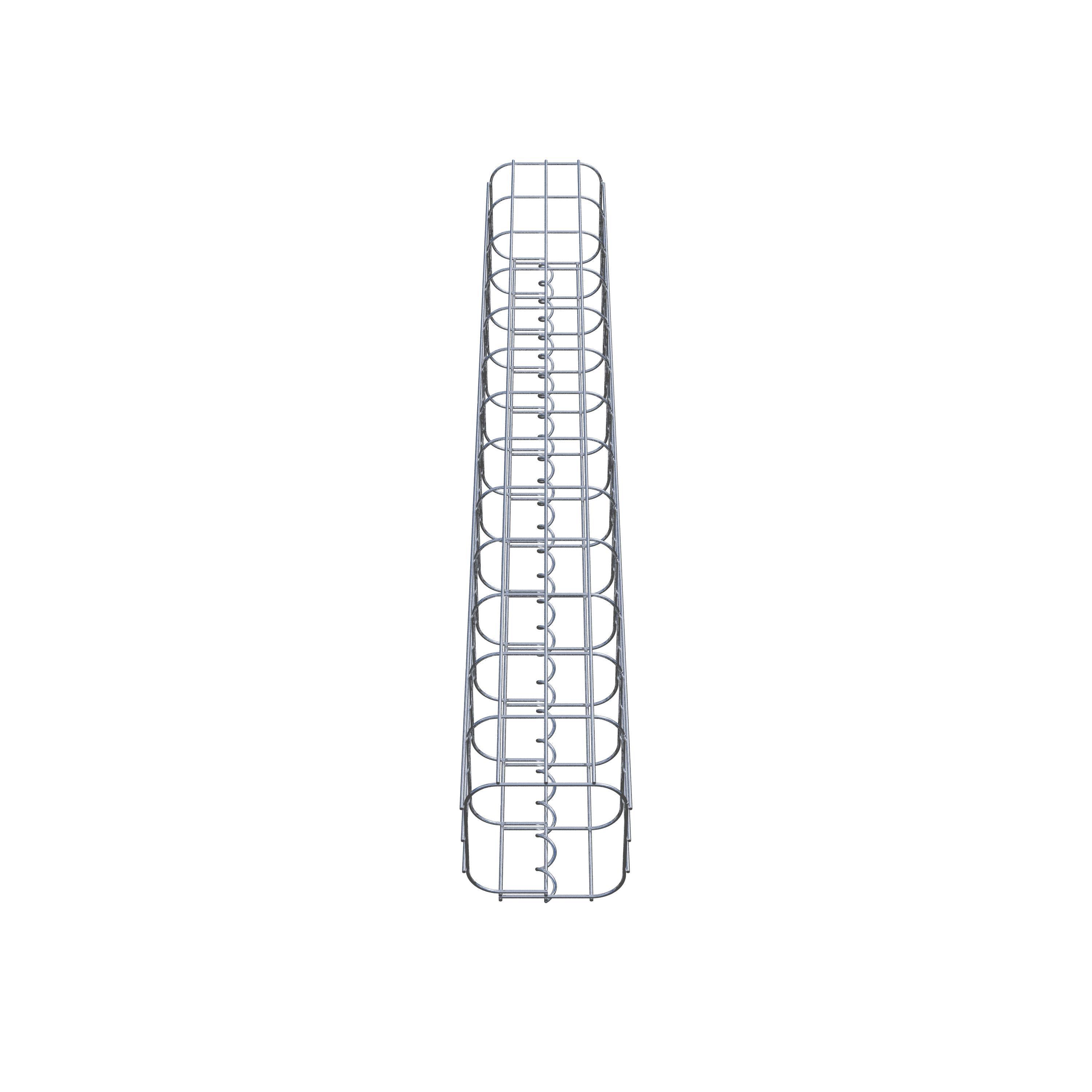 Colonne de gabion 17 x 17 cm, MW 5 x 10 cm carré